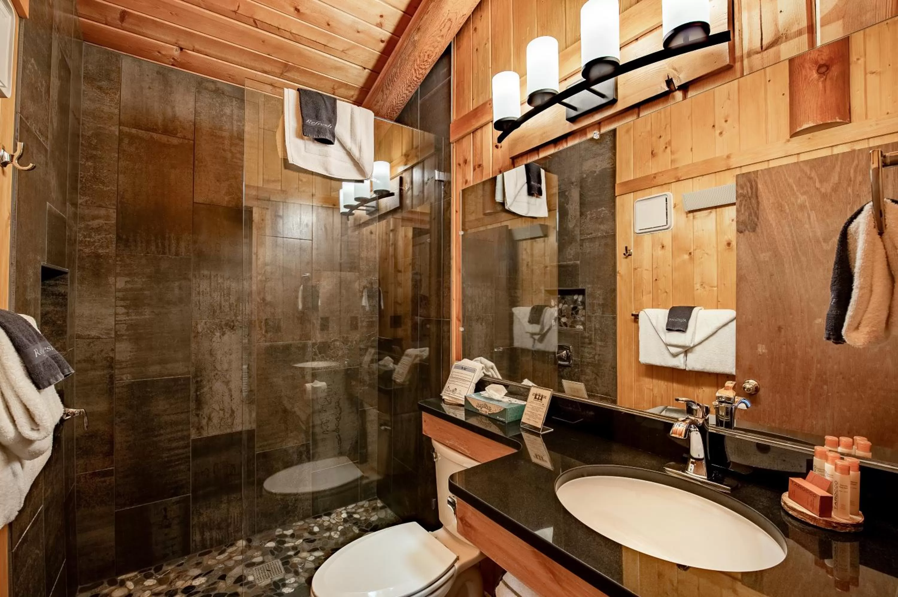 Shower in Cowboy Village Resort