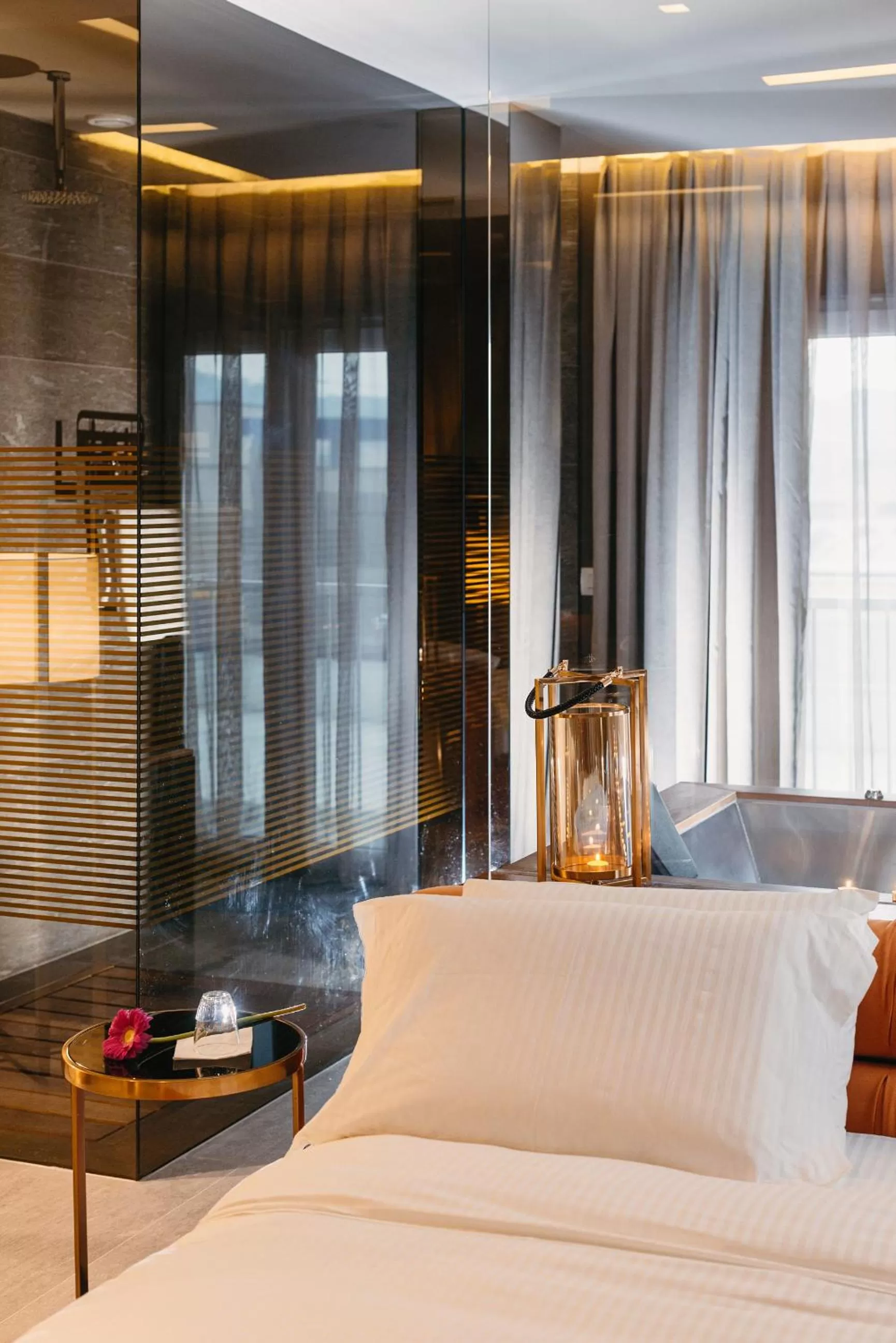 Bed in Hotel Egnatia