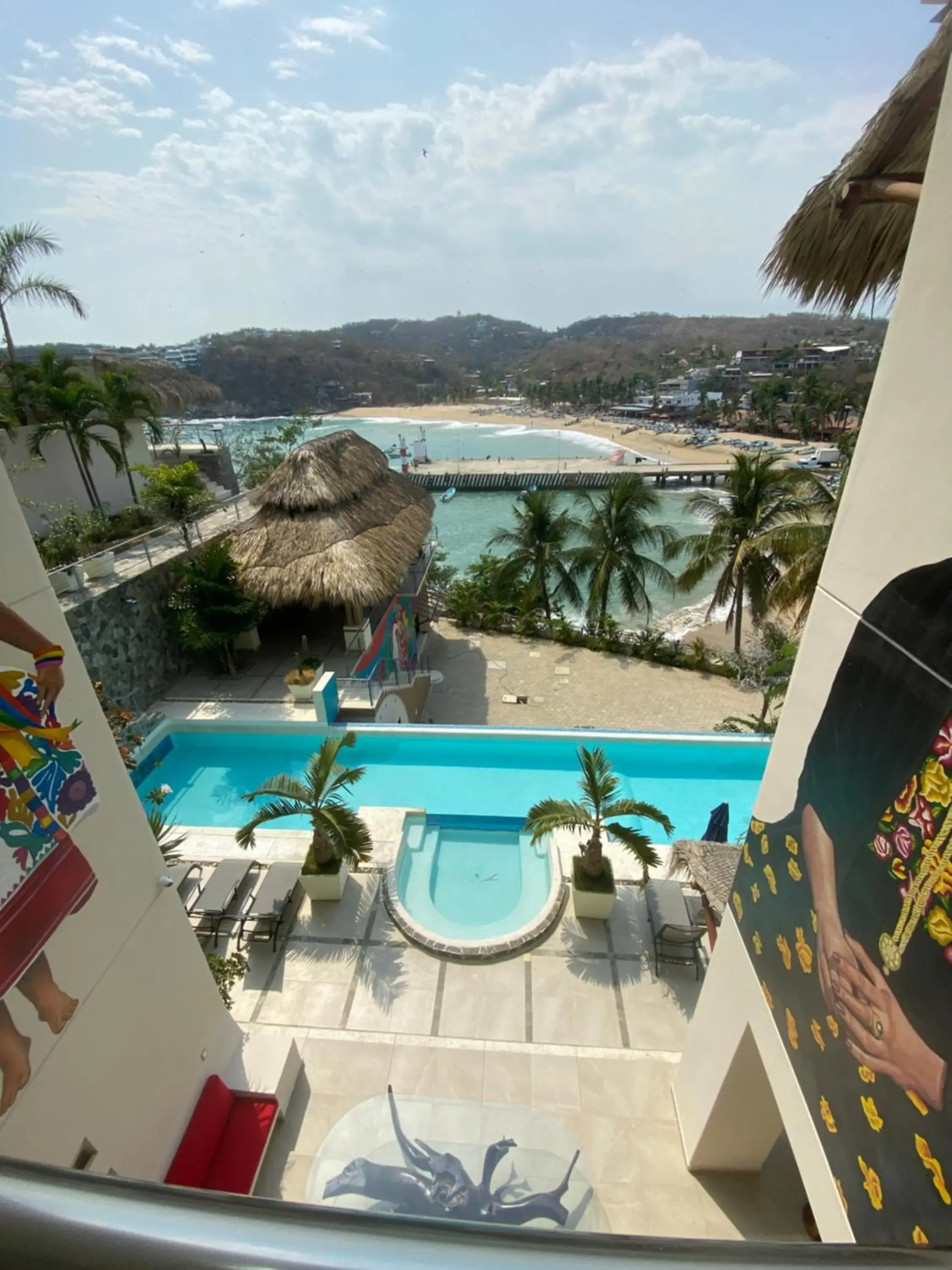 View (from property/room), Pool View in Hotel Casa Justina