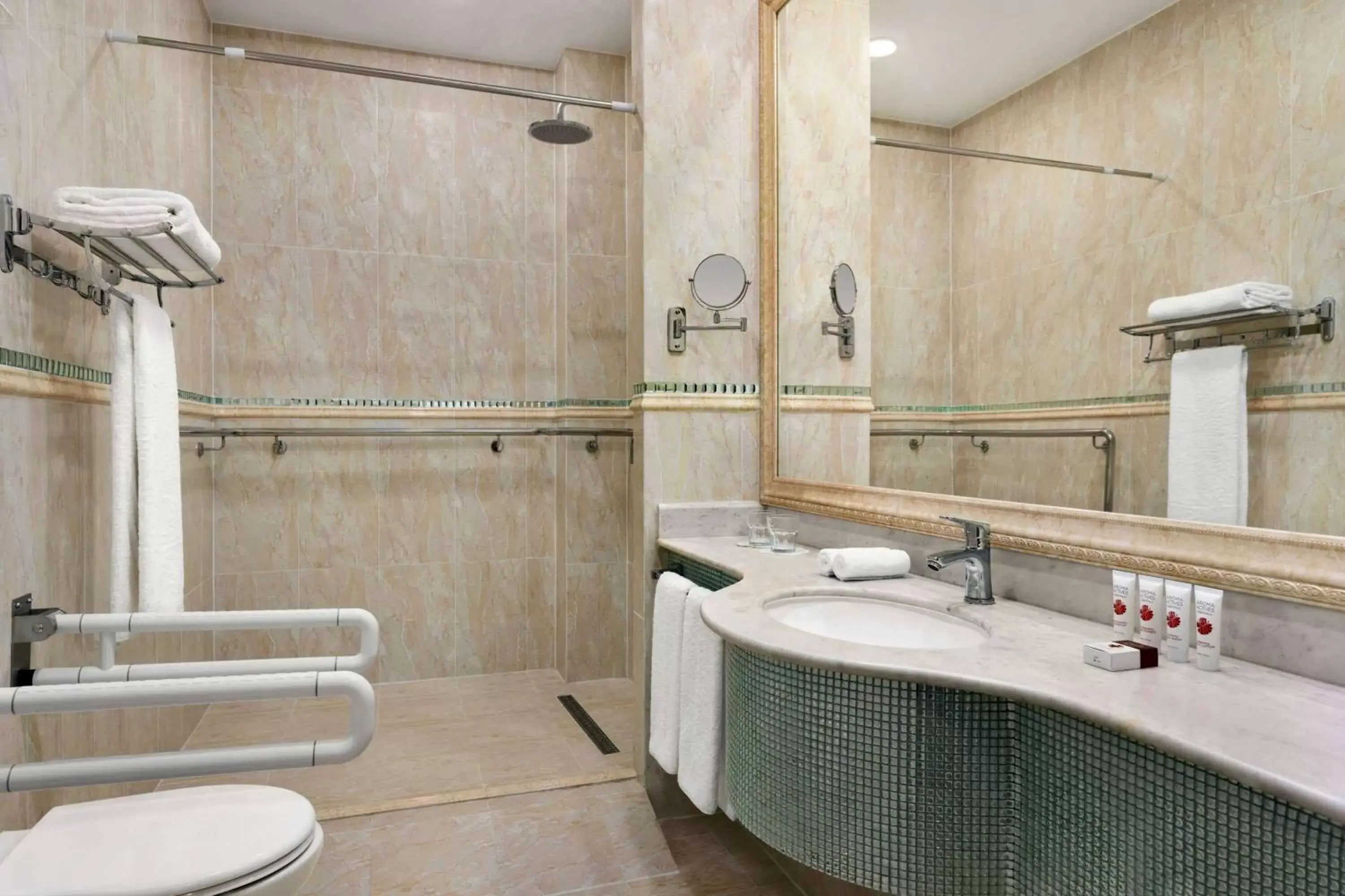 Bathroom in Ramada by Wyndham Shymkent