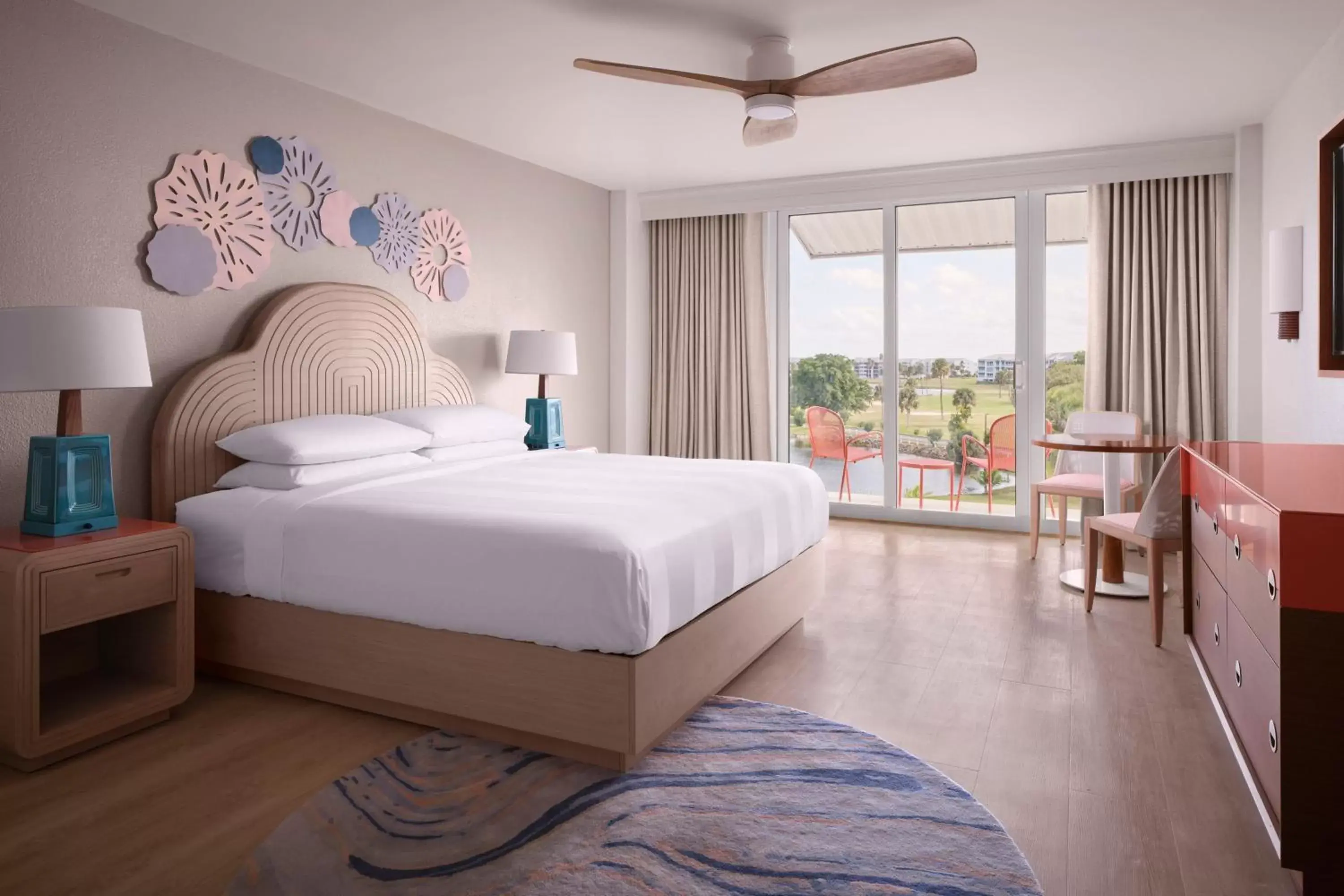 King Guestroom, Resort View with Balcony (Main Resort) in Marriott Hutchinson Island Beach Resort, Golf & Marina King Guestroom, Resort View with Balcony (Main Resort) in Marriott Hutchinson Island Beach Resort, Golf & Marina