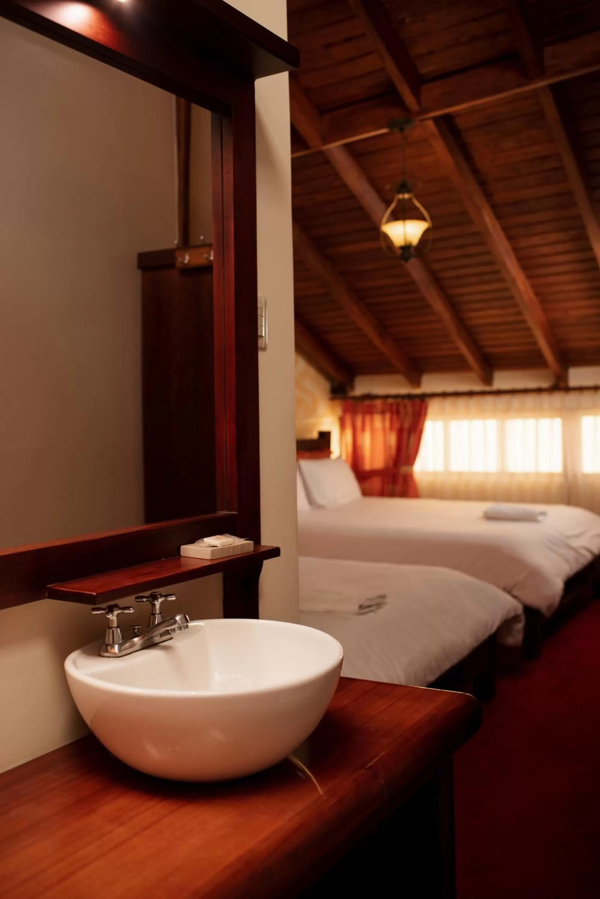 Bed in Hotel Spa Mansion Santa Isabella