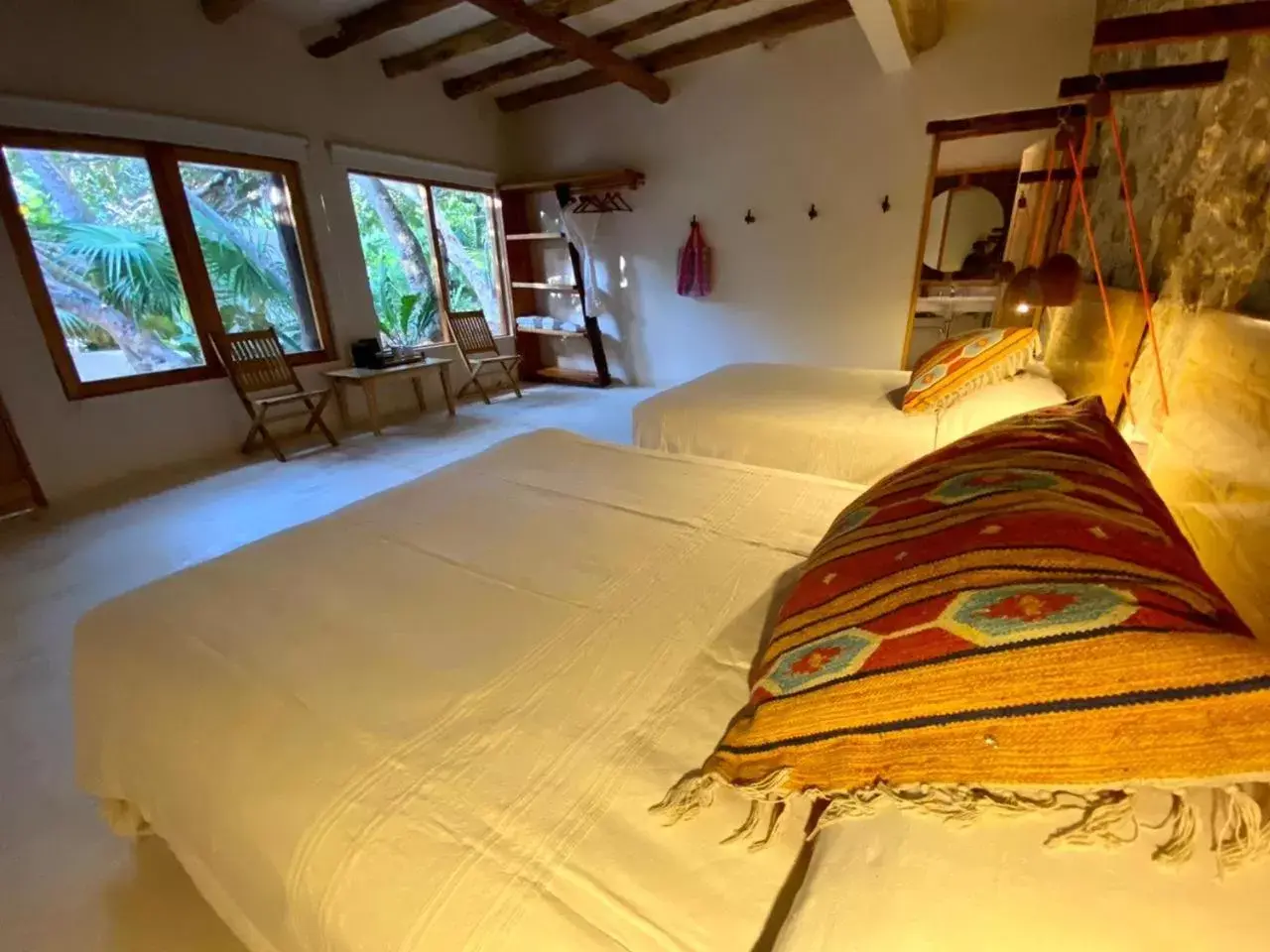 Bed in Hotel Poc Na Tulum