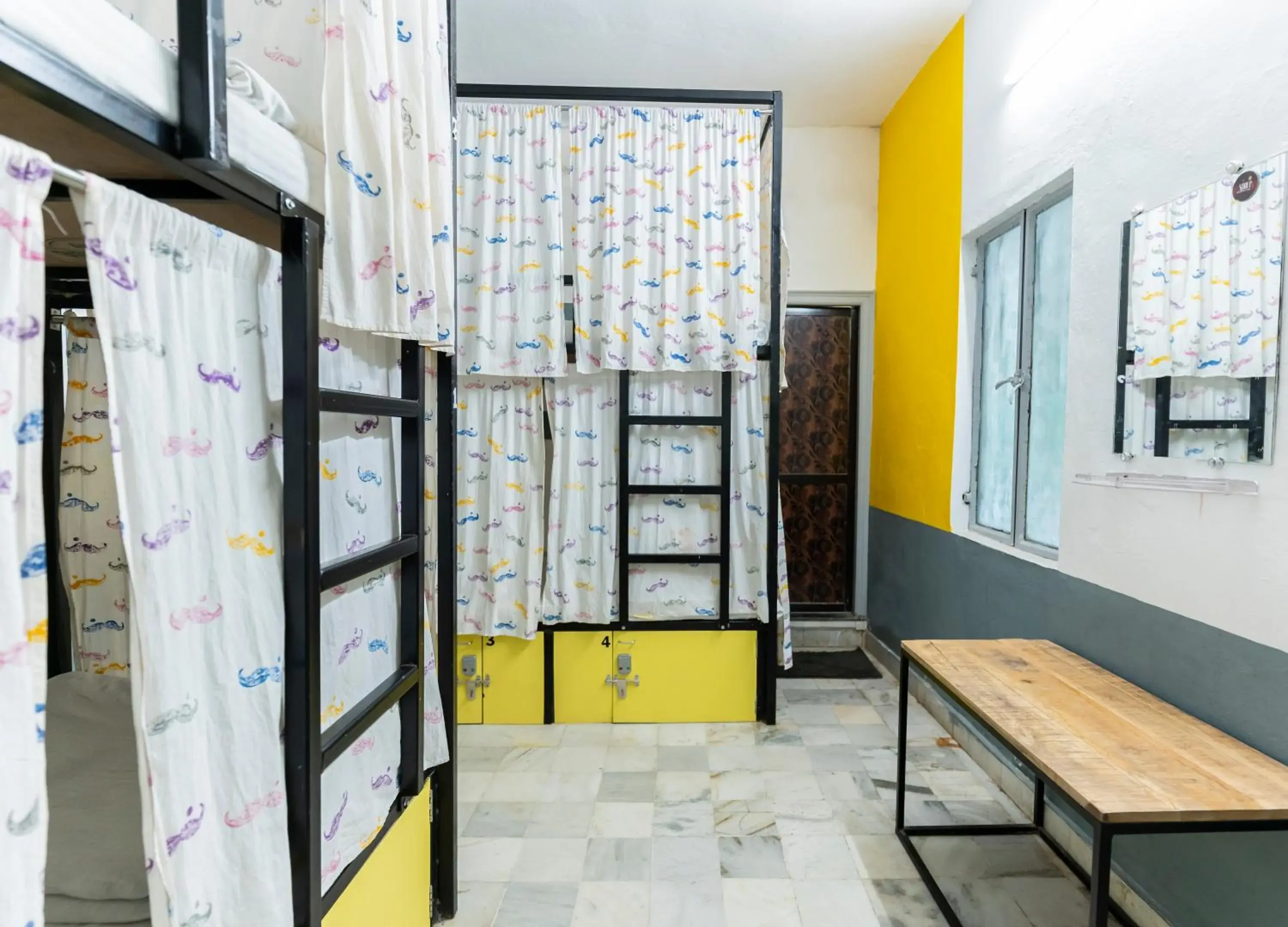 bunk bed in Moustache Hostel Udaipur