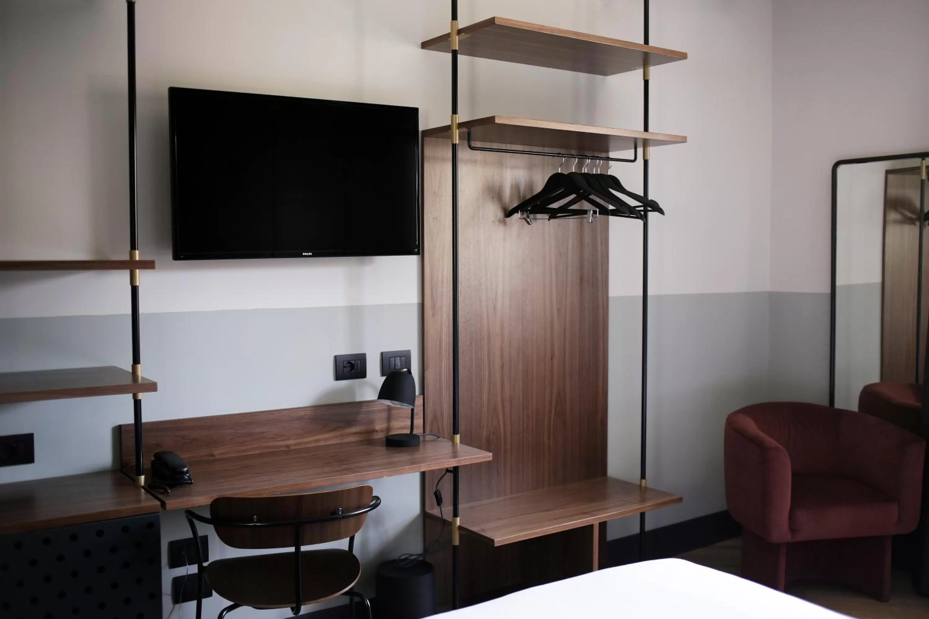 TV and multimedia, Bed in c-hotels Club House Roma