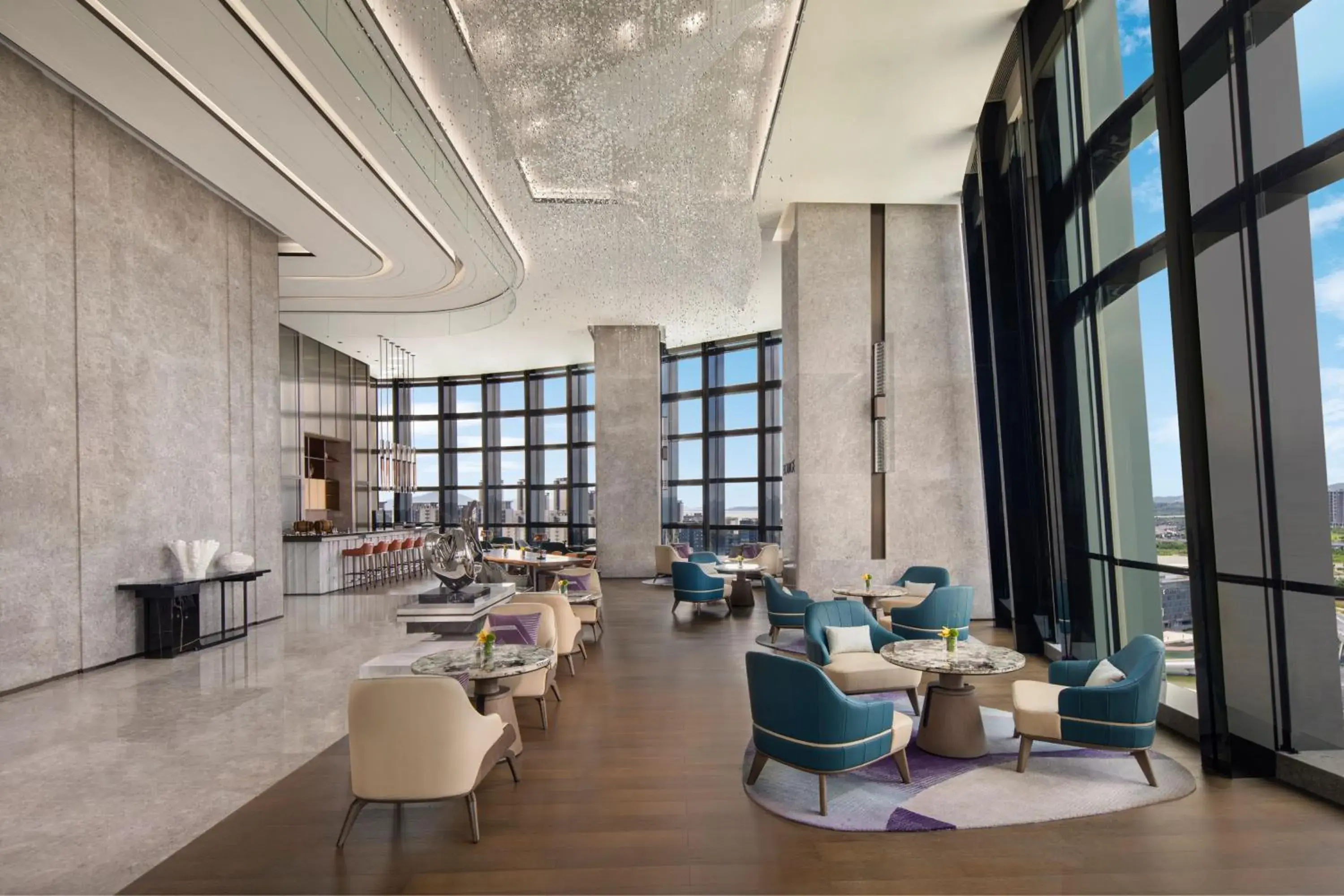 Lounge or bar, Restaurant/Places to Eat in Zhuhai Marriott Hotel Jinwan