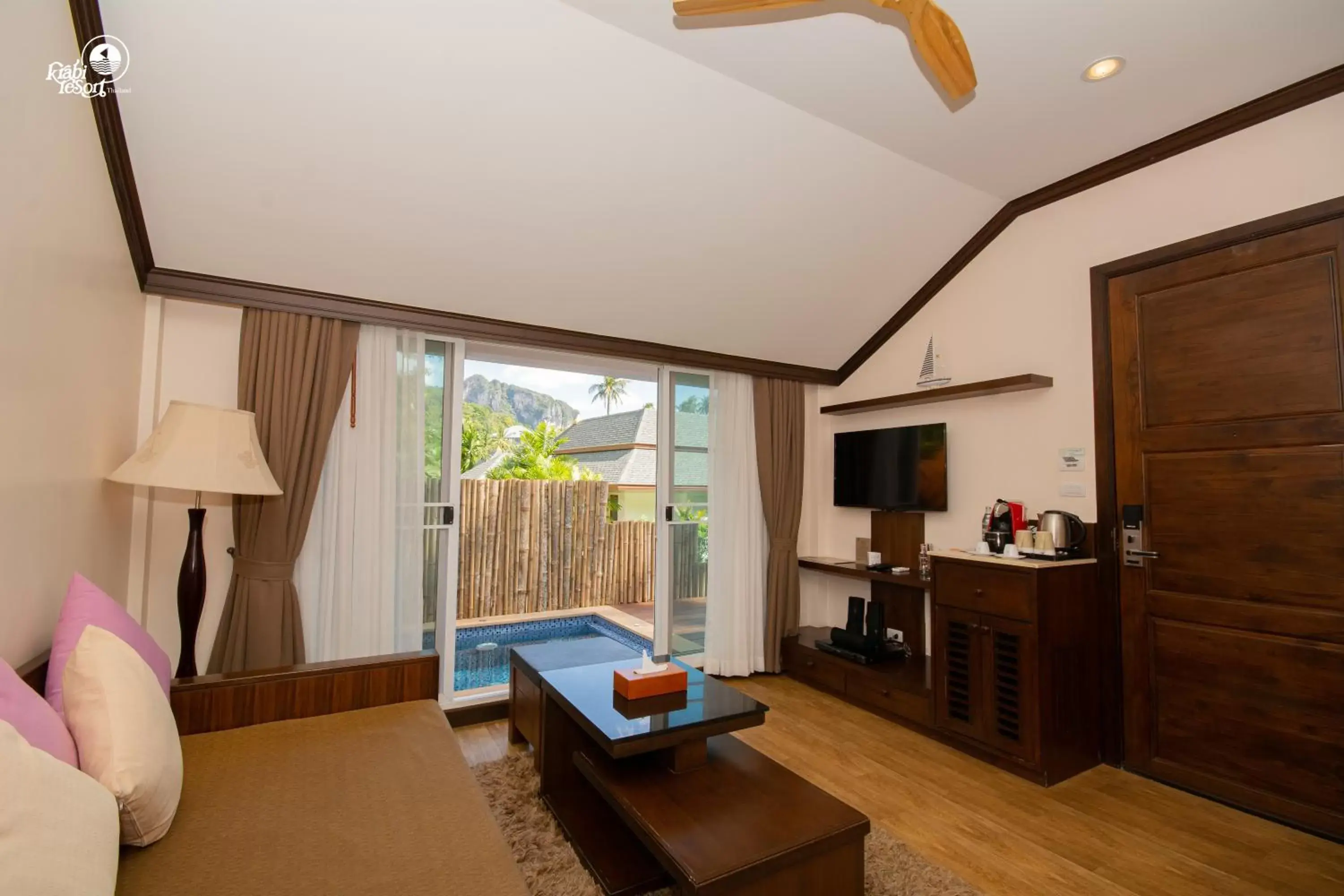 Communal lounge/ TV room, Seating Area in Krabi Resort- SHA Extra Plus