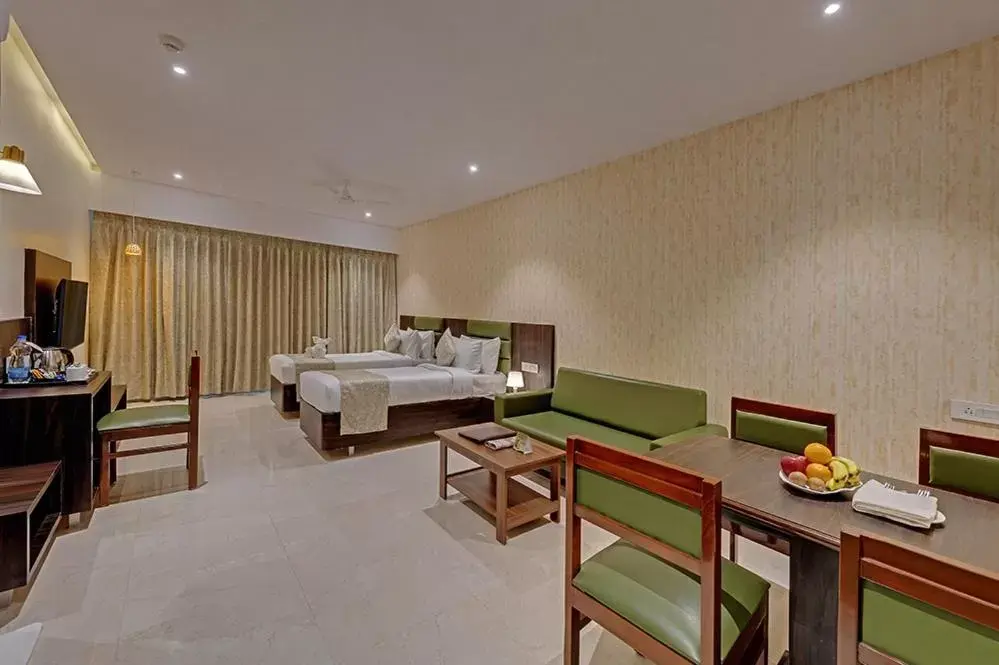 Bed in Guruprerna Beacon Resort, Dwarka Bed in Guruprerna Beacon Resort, Dwarka