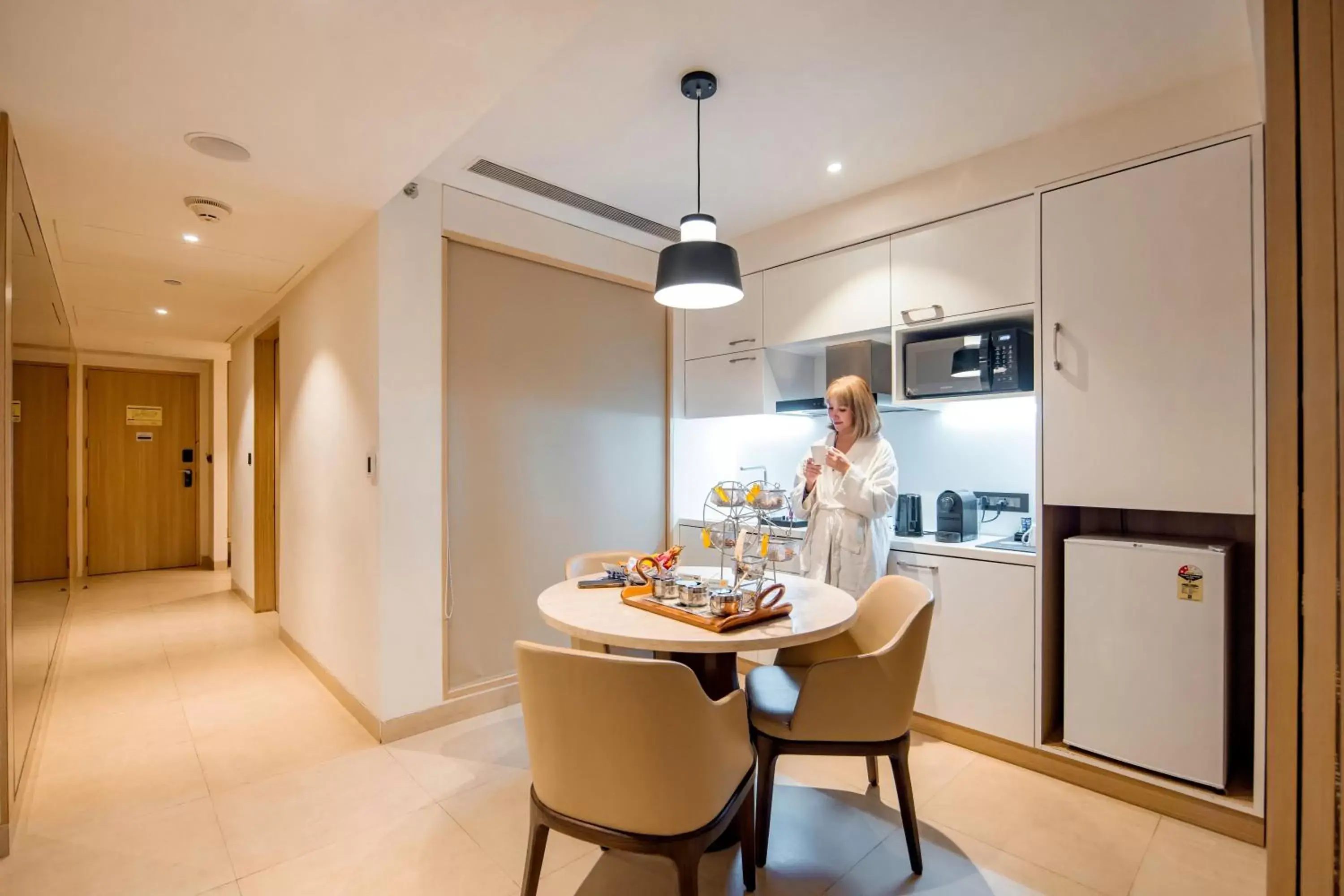 Kitchen or kitchenette in Novotel Ahmedabad