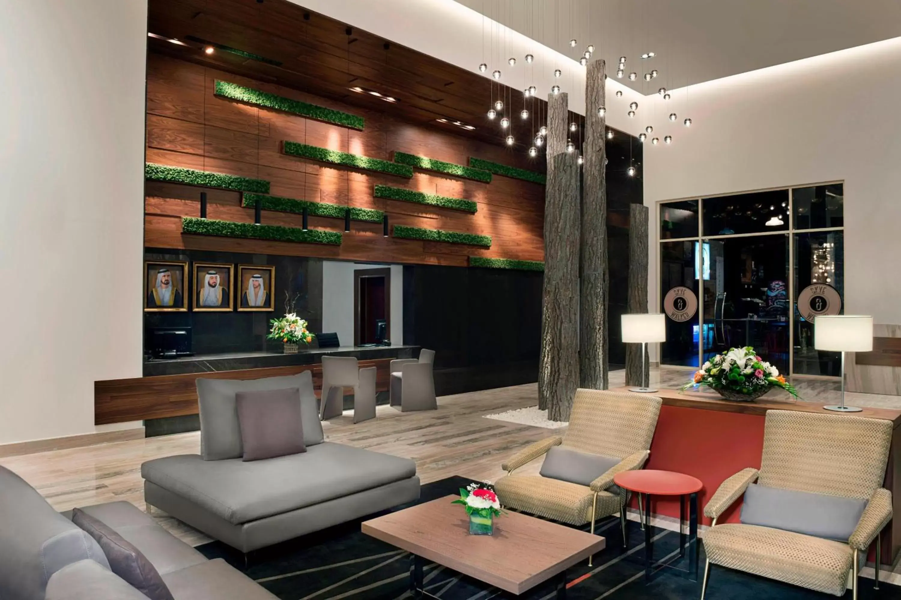 Lobby or reception, Lounge/Bar in Marriott Executive Apartments Dubai Creek