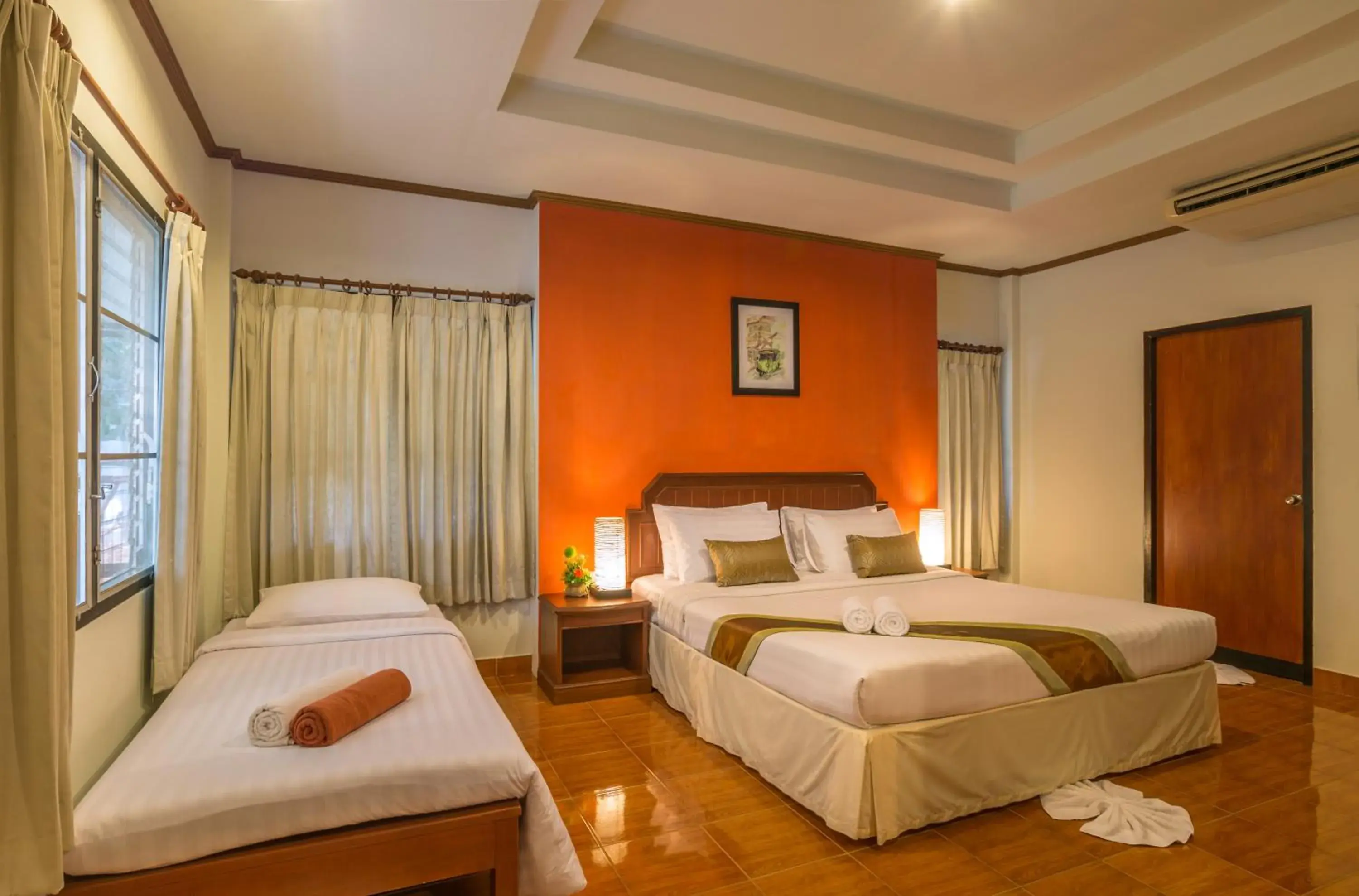 Bed in Lanta Manda Resort SHA Plus