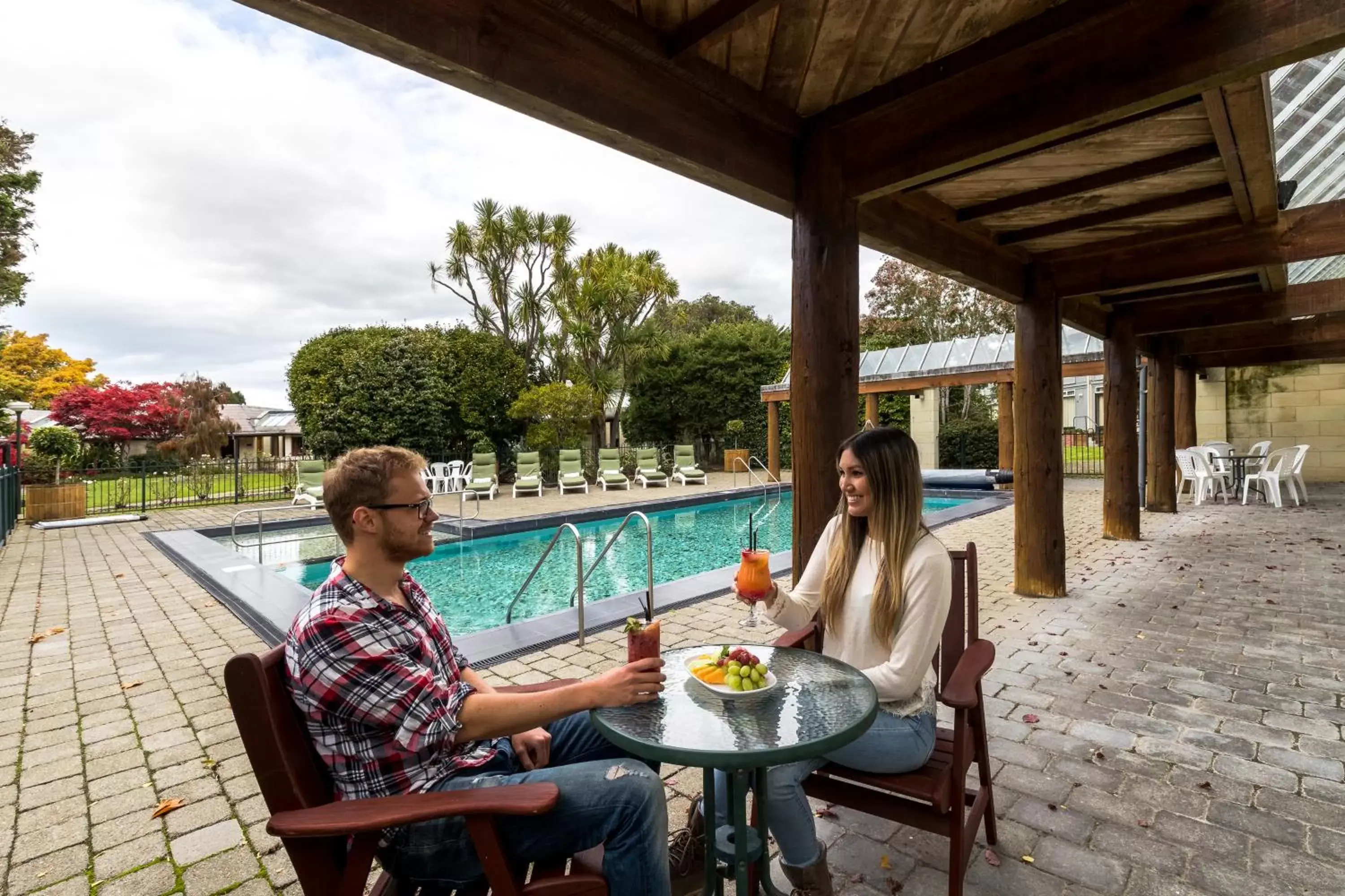 Swimming pool in Distinction Te Anau Hotel & Villas