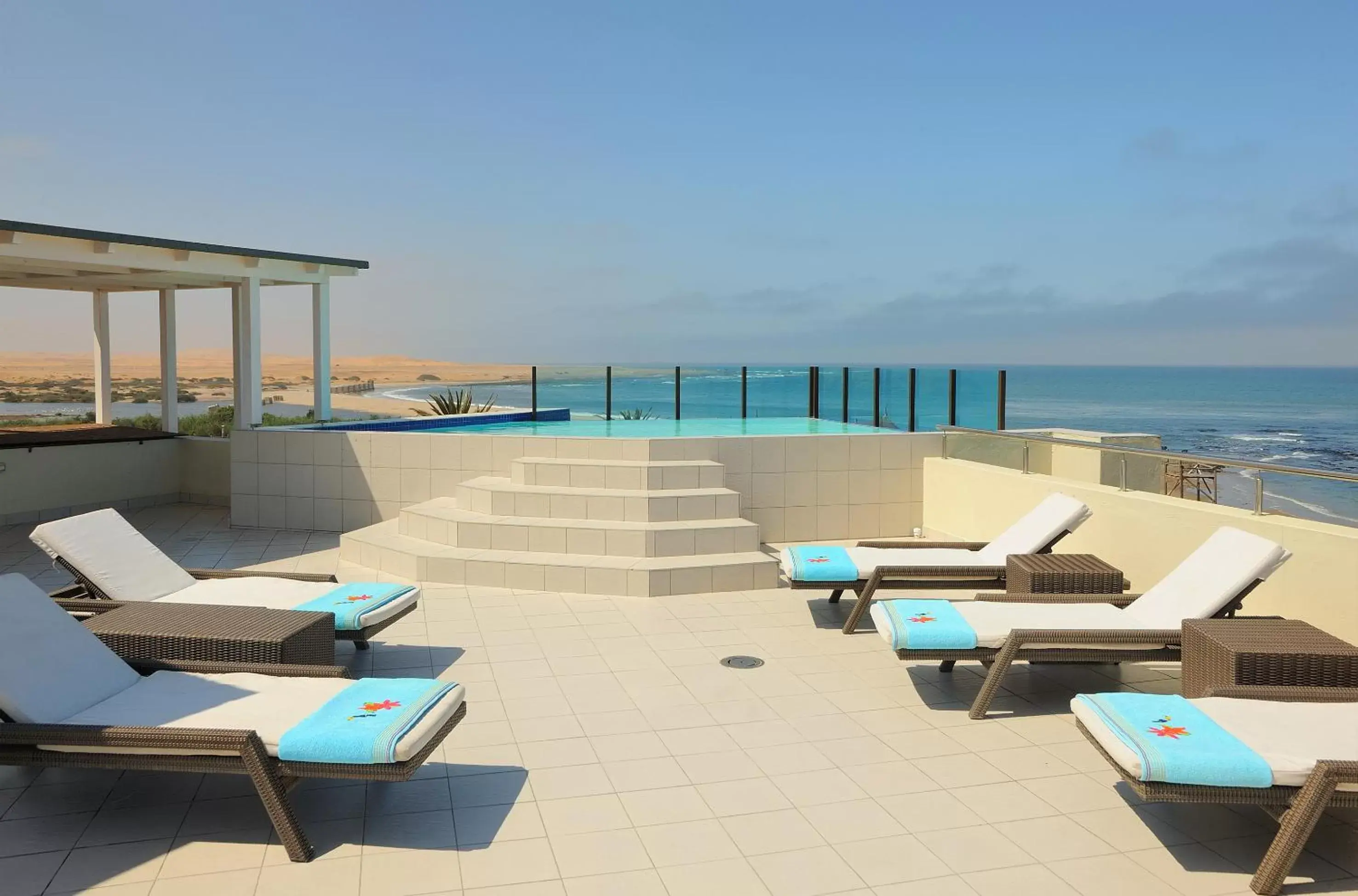 Swimming pool in Beach Hotel Swakopmund Swimming pool in Beach Hotel Swakopmund