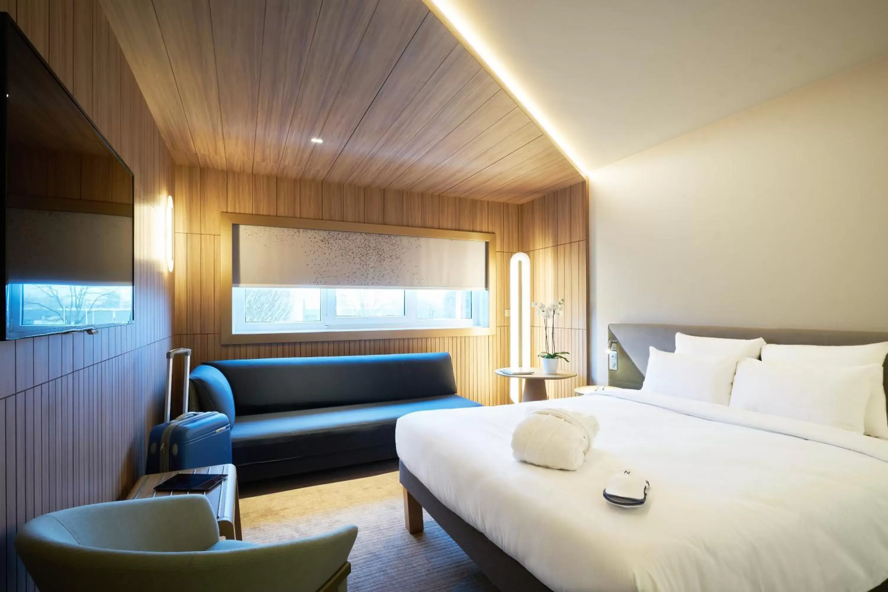 Bedroom, Bed in Novotel Marne La Vallée Collégien Bedroom, Bed in Novotel Marne La Vallée Collégien