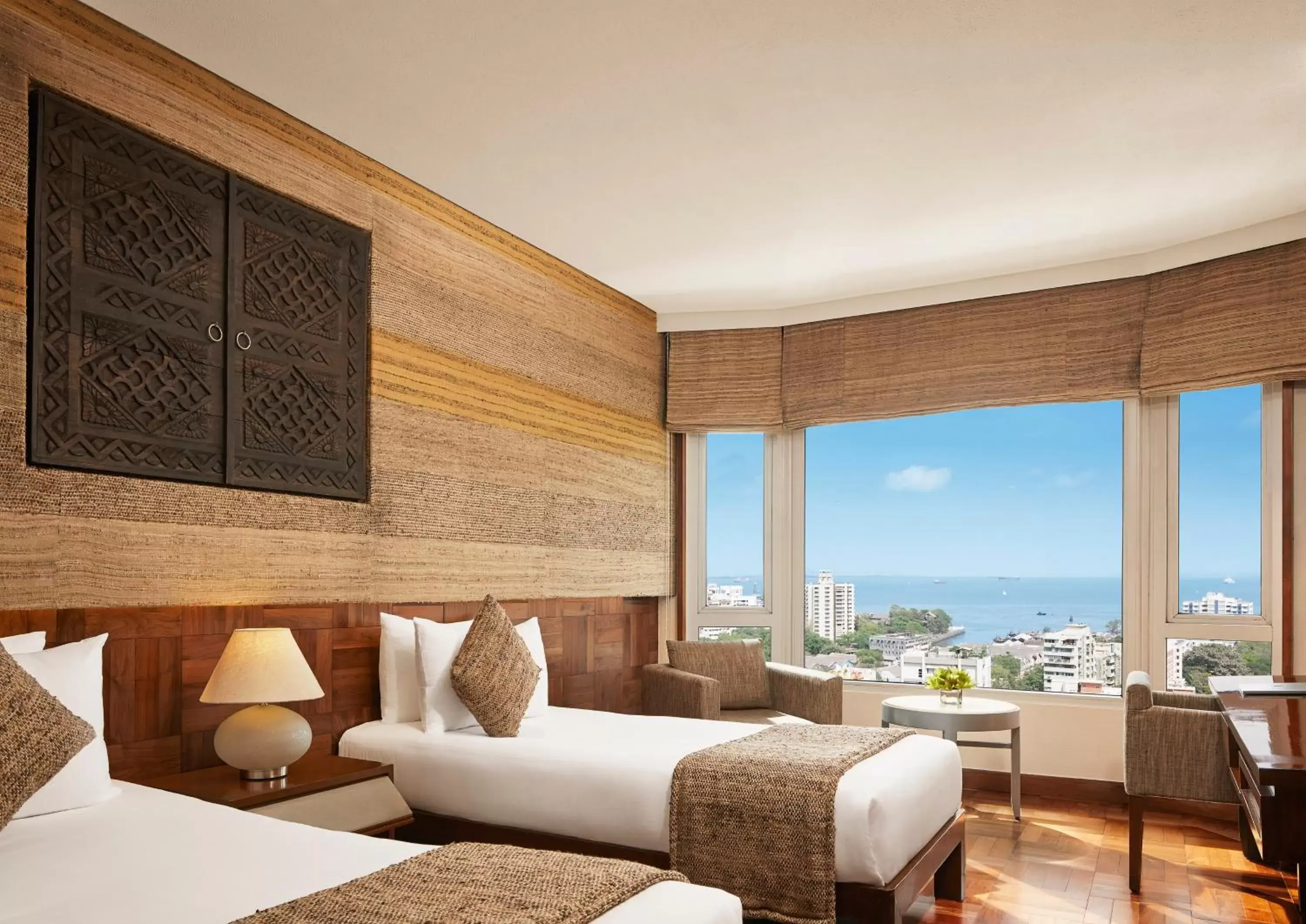 Sea view, Bed in President - IHCL SeleQtions Sea view, Bed in President - IHCL SeleQtions