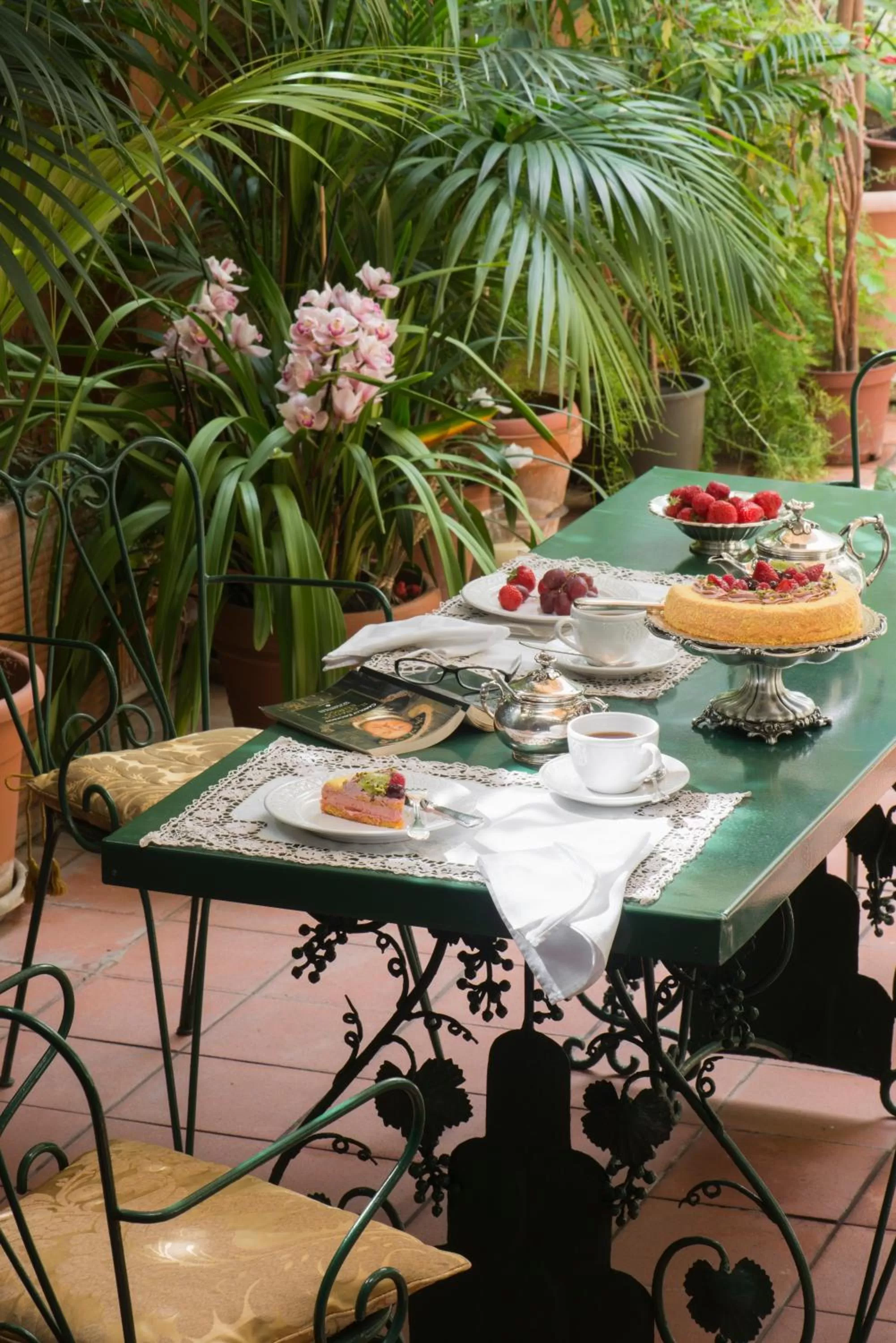 Balcony/Terrace in Residenza Ruspoli Bonaparte