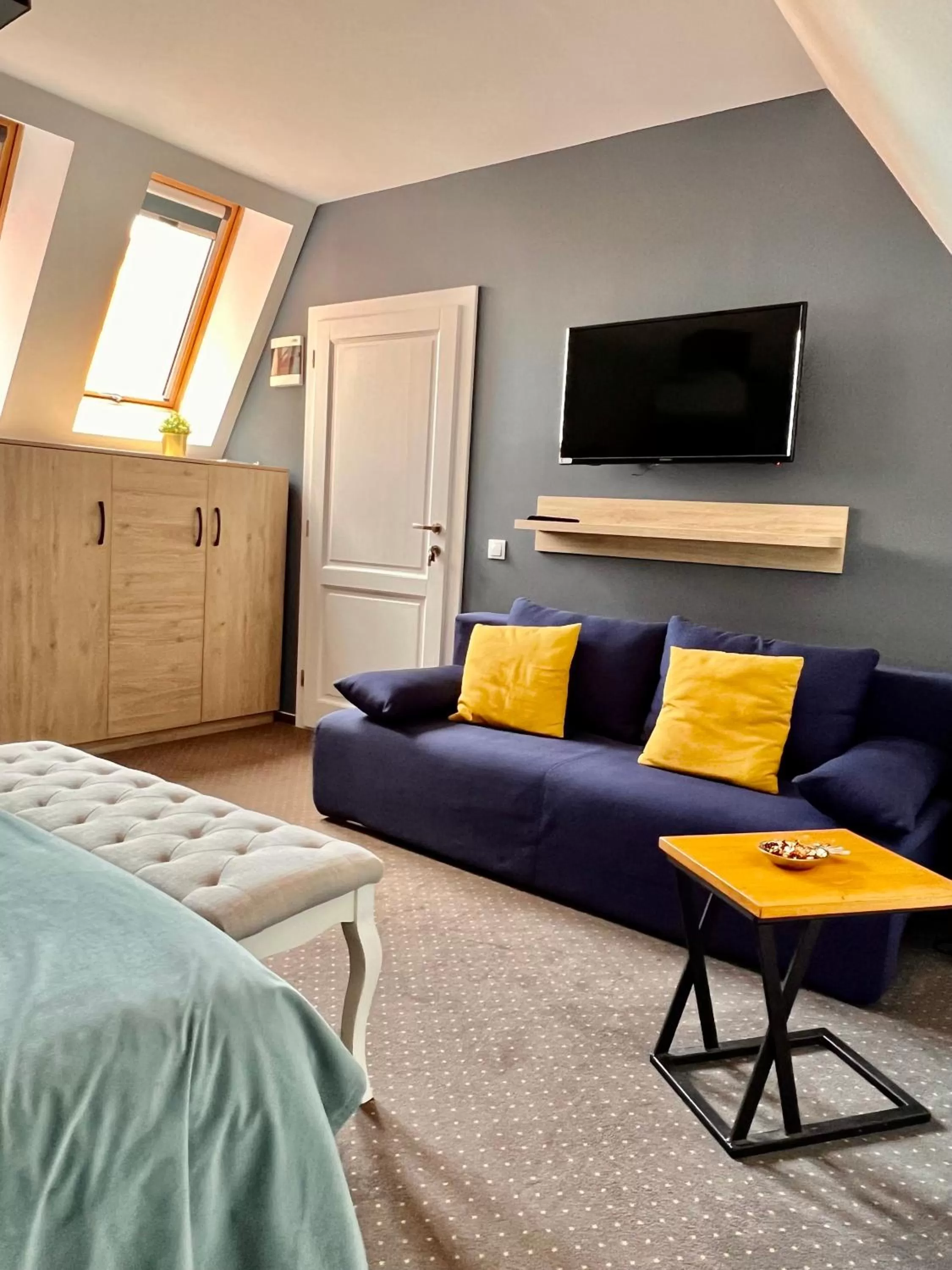 TV and multimedia, Bed in Lumiere House Sibiu