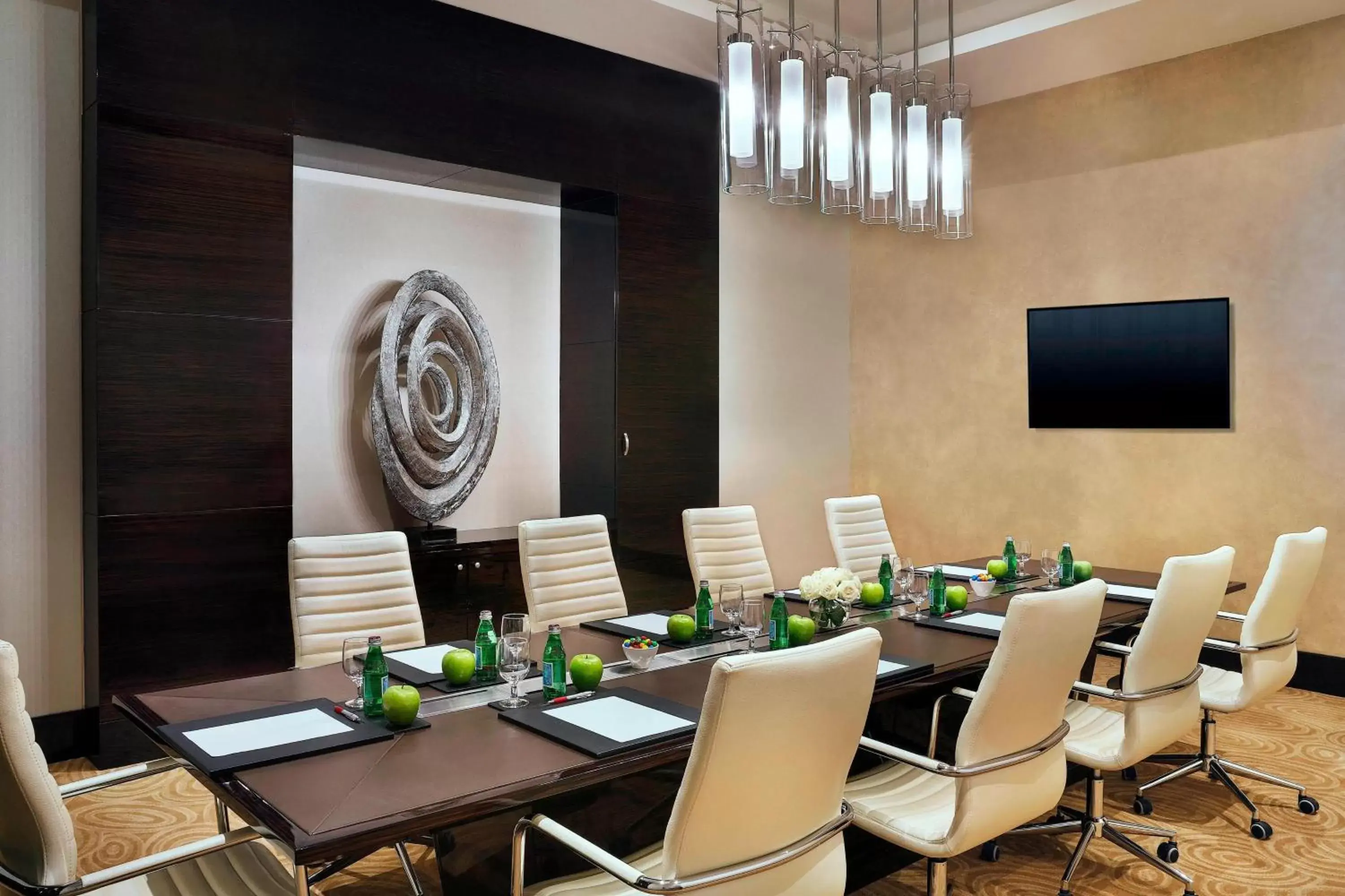 Meeting/conference room, Restaurant/Places to Eat in Marriott Hotel Al Forsan, Abu Dhabi