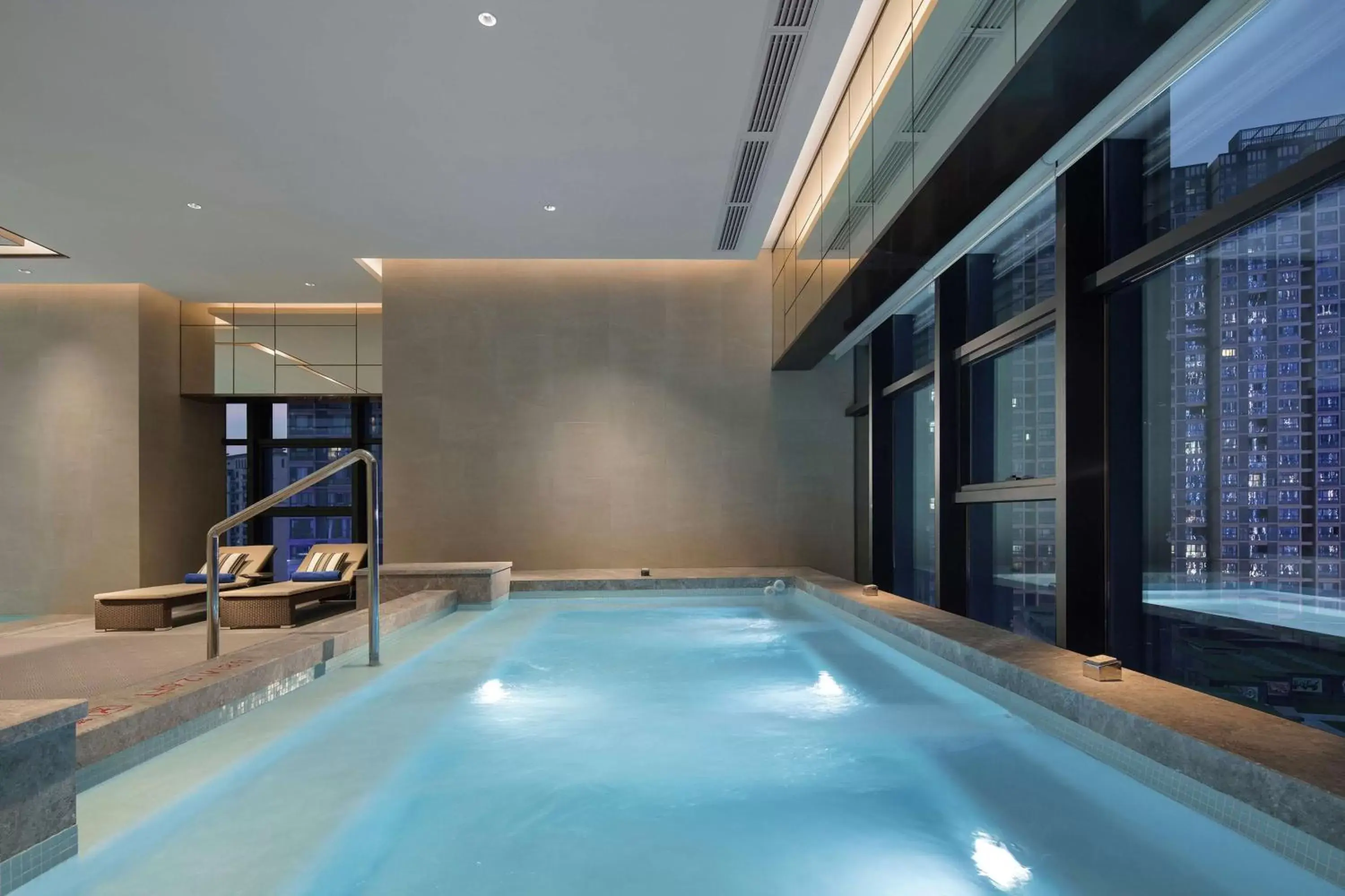 Pool view in Doubletree By Hilton Yangzhou Pool view in Doubletree By Hilton Yangzhou