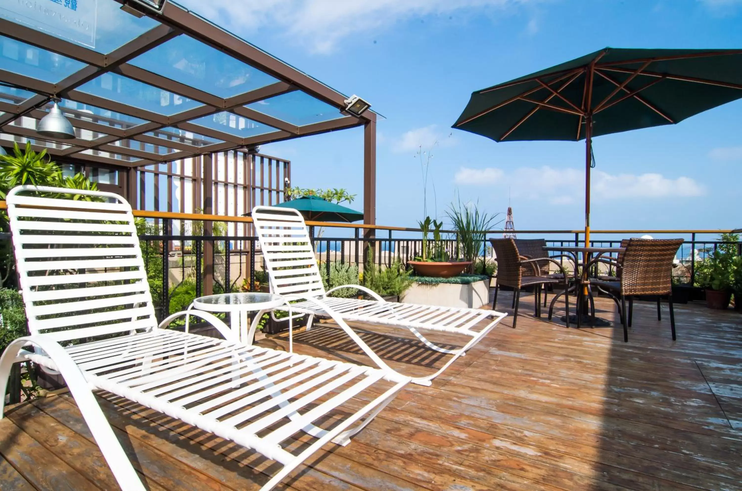 Patio in Lishiuan Hotel