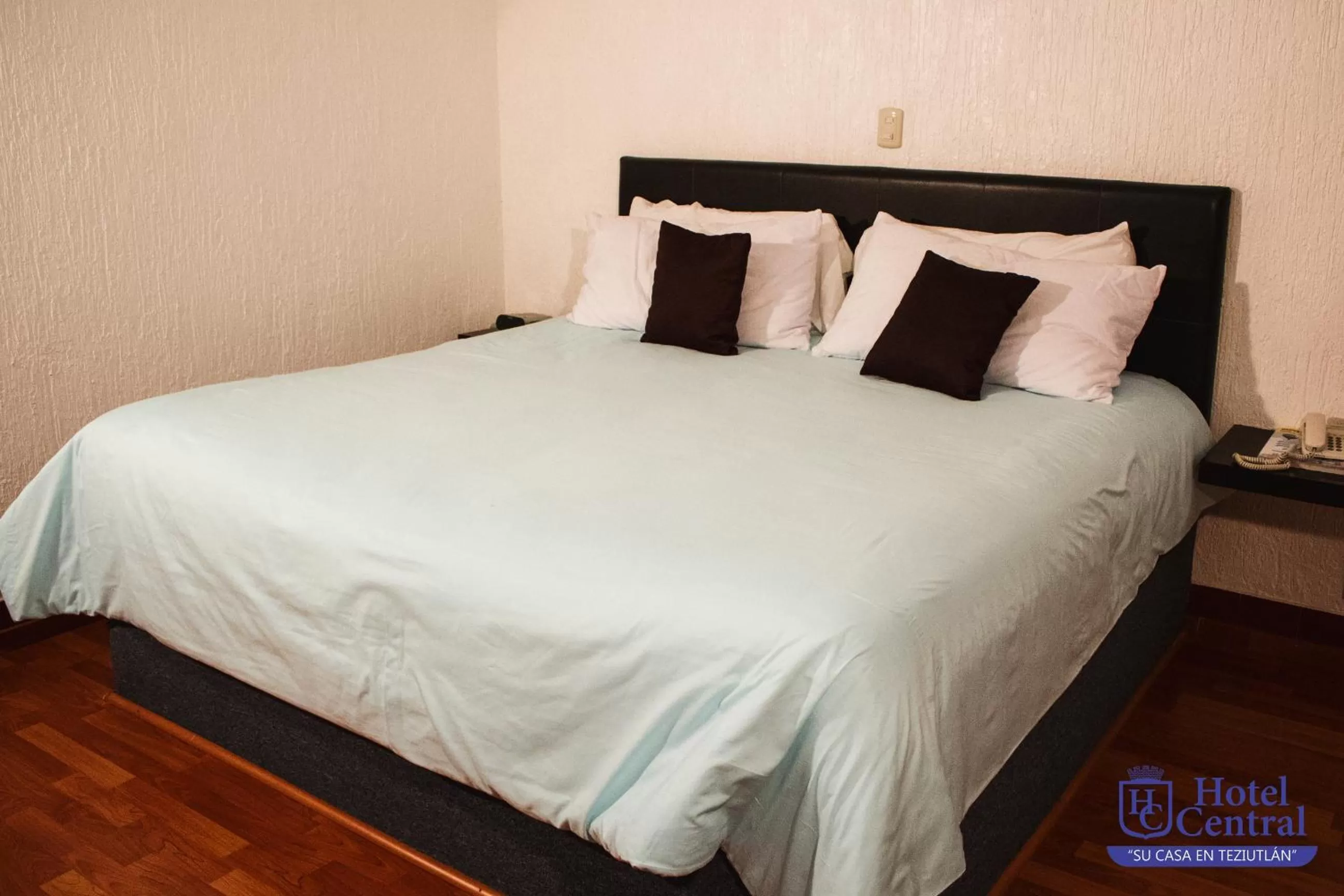 Bed in Hotel Central Teziutlan