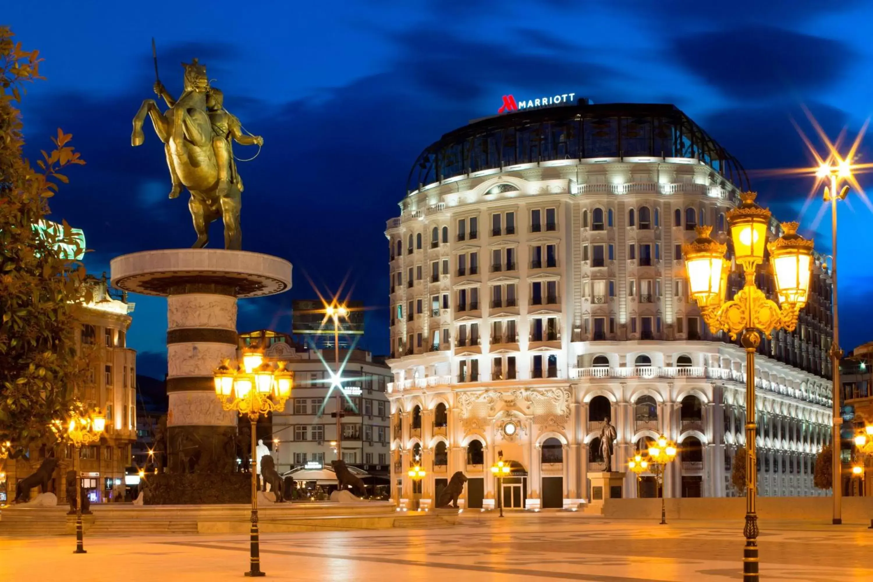 Property Building in Skopje Marriott Hotel