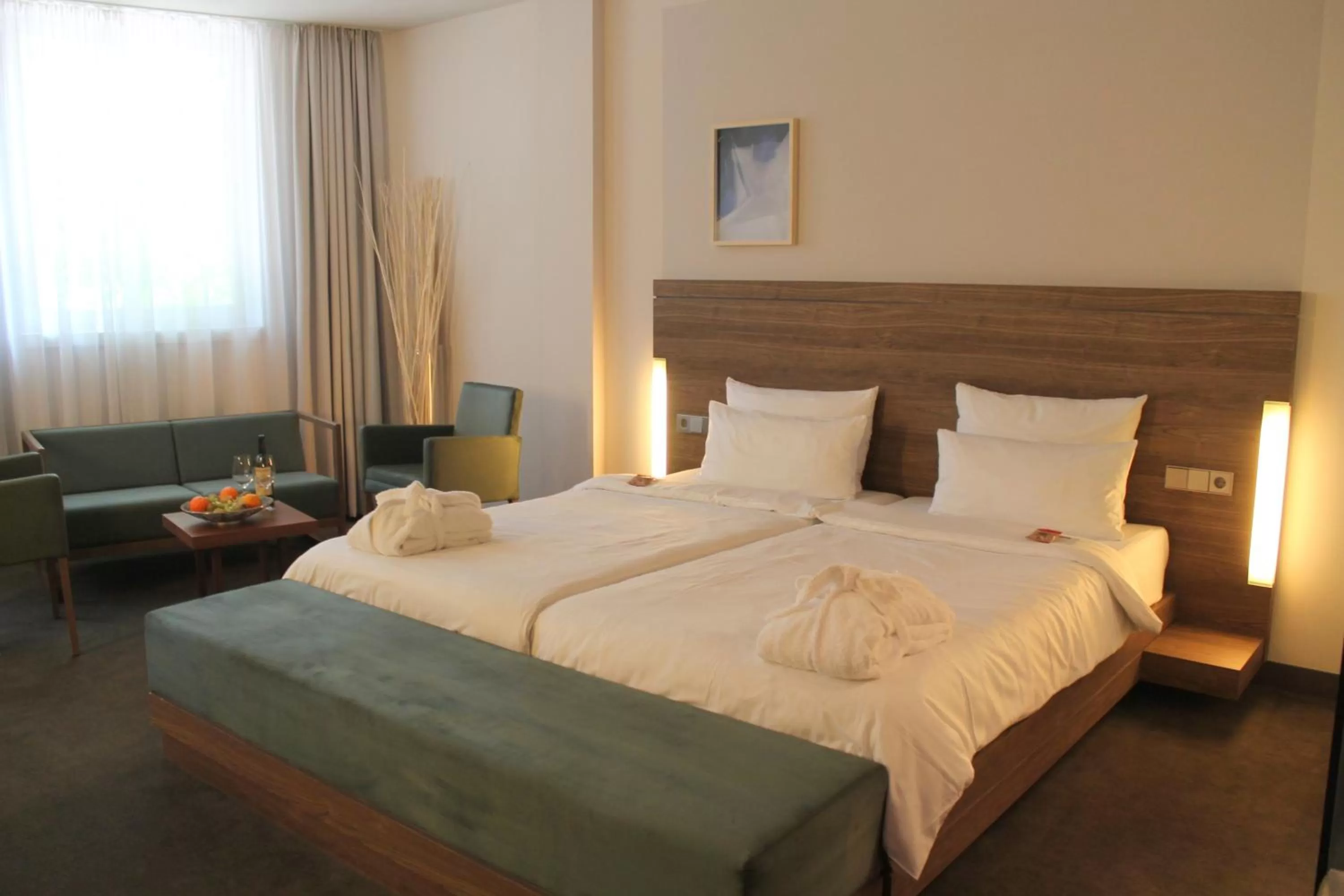 Bedroom, Bed in Hotel Stadtpalais