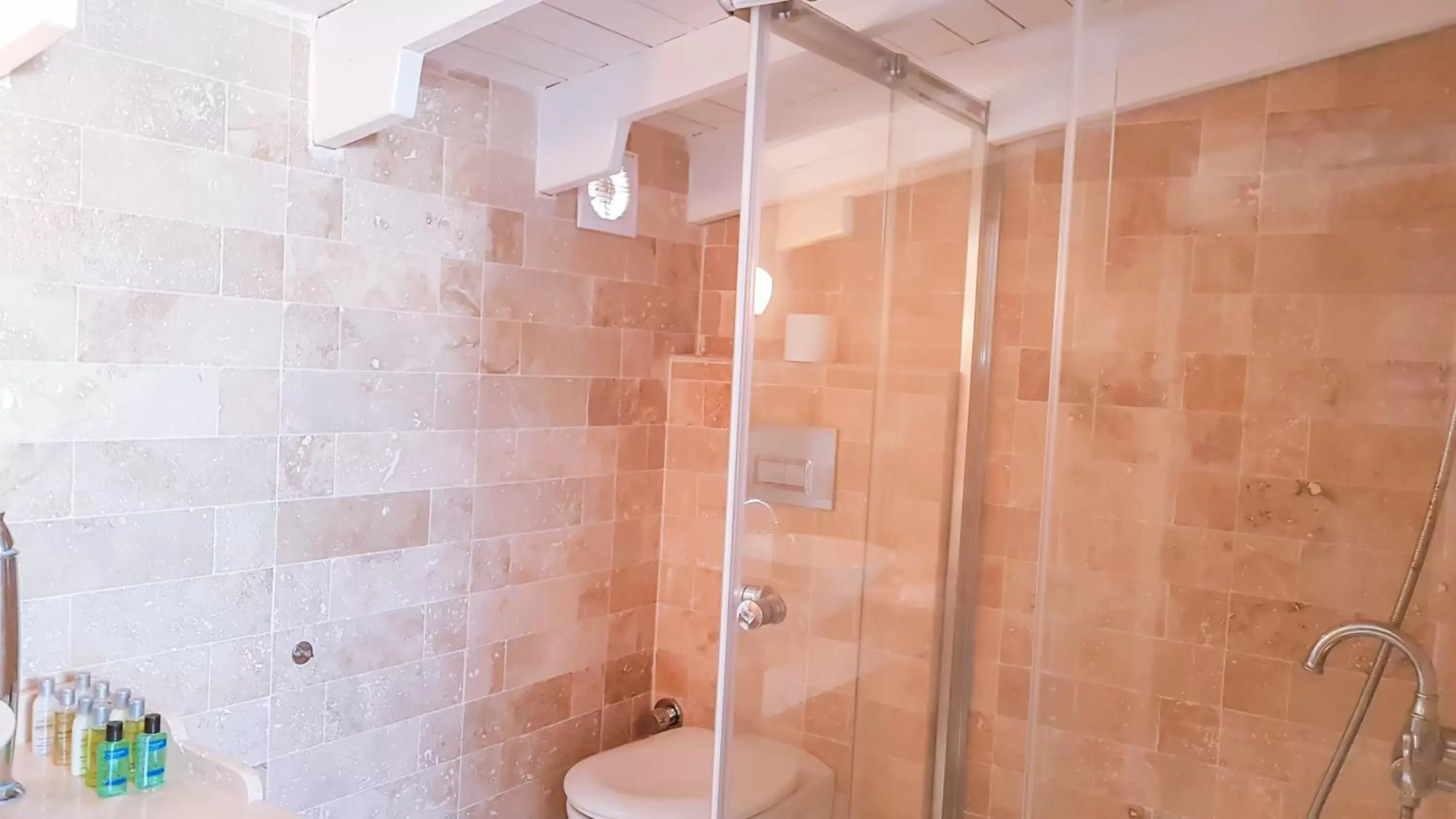 Shower, Bathroom in Rebetiko Hotel