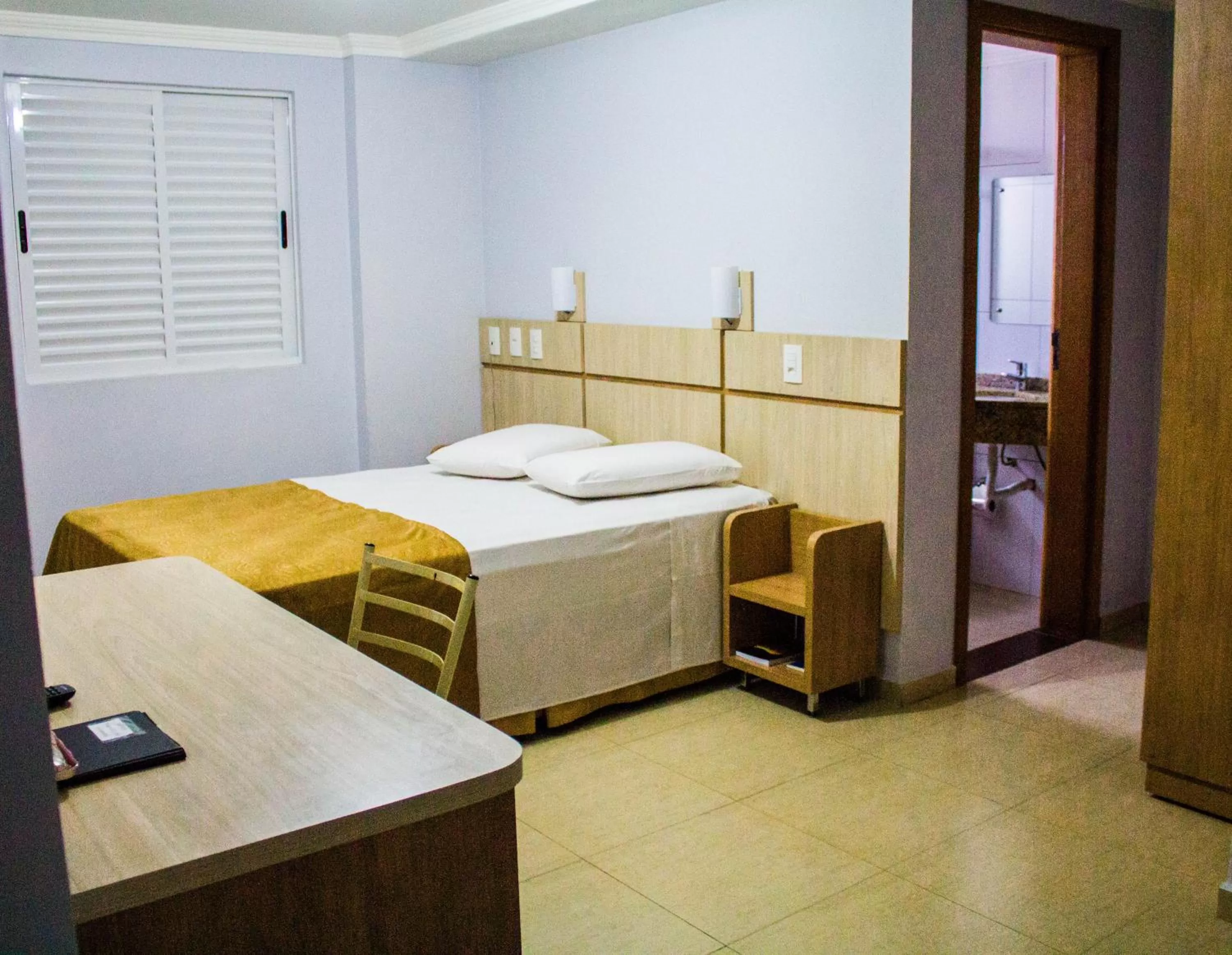 Bed in Hotel Baviera Iguassu