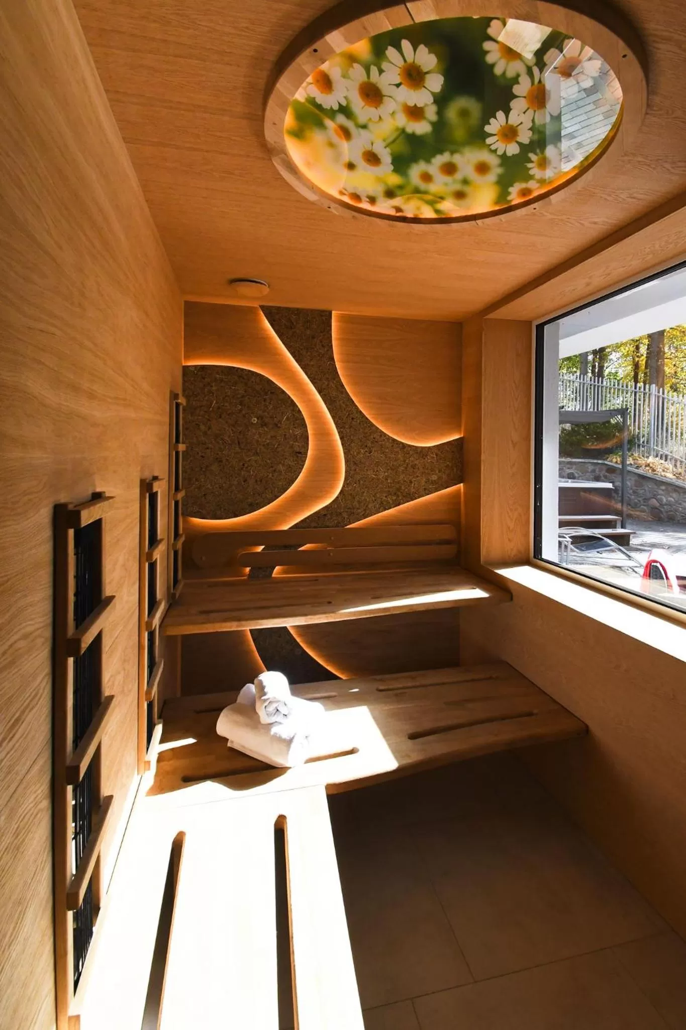 Sauna in Hotel Mazuria Country & SPA