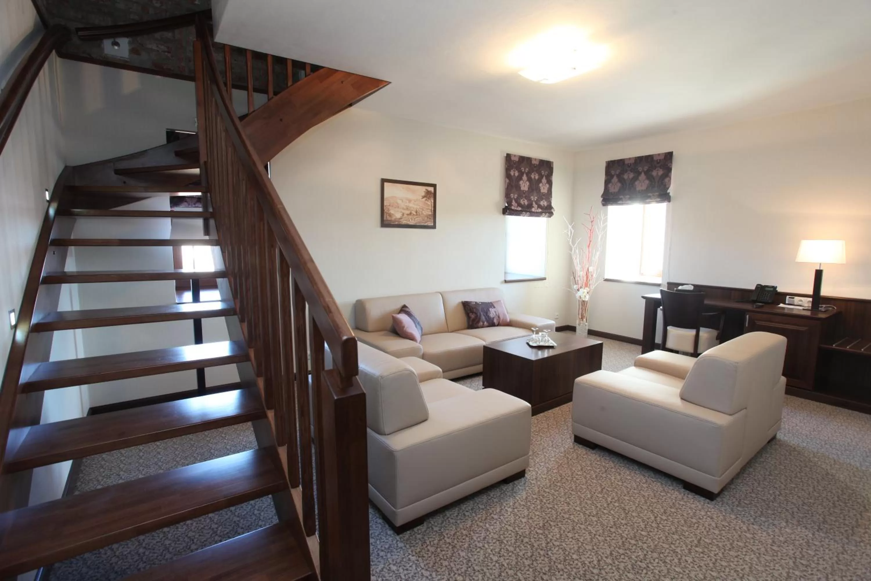 Seating area in Hotel Sladovna