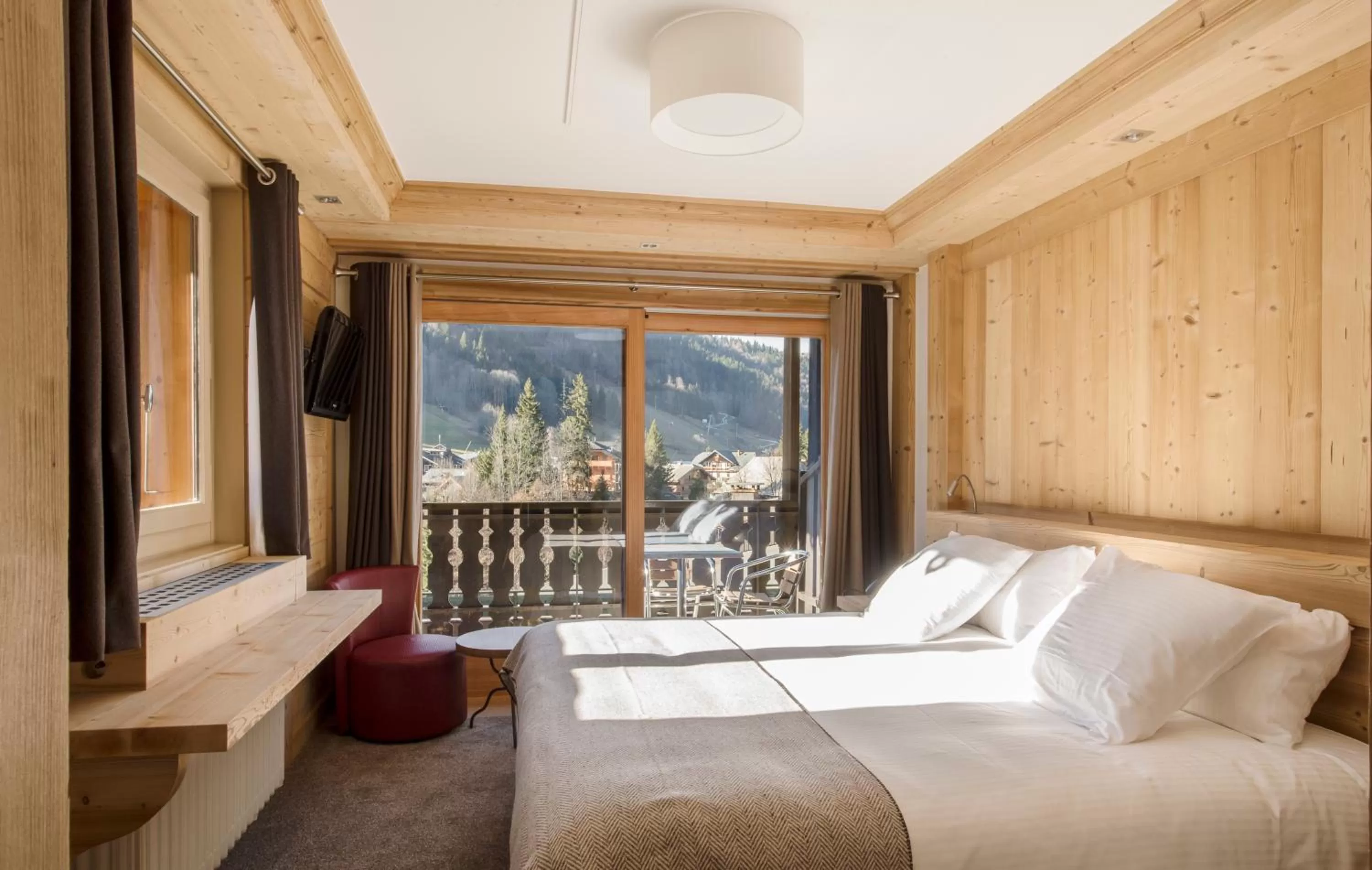 Bed in Hotel le Petit Dru