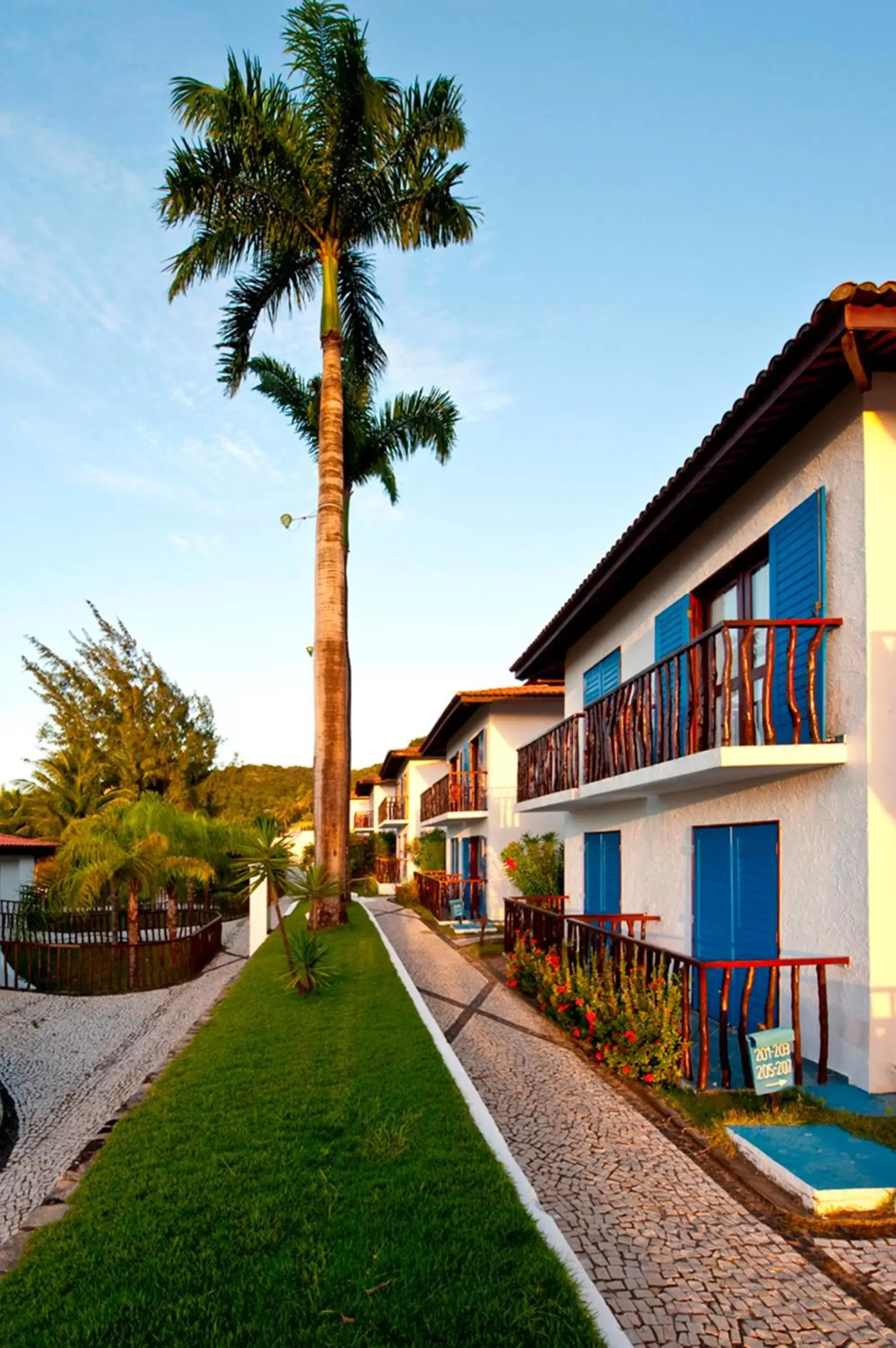 Patio, Property Building in D Beach Resort