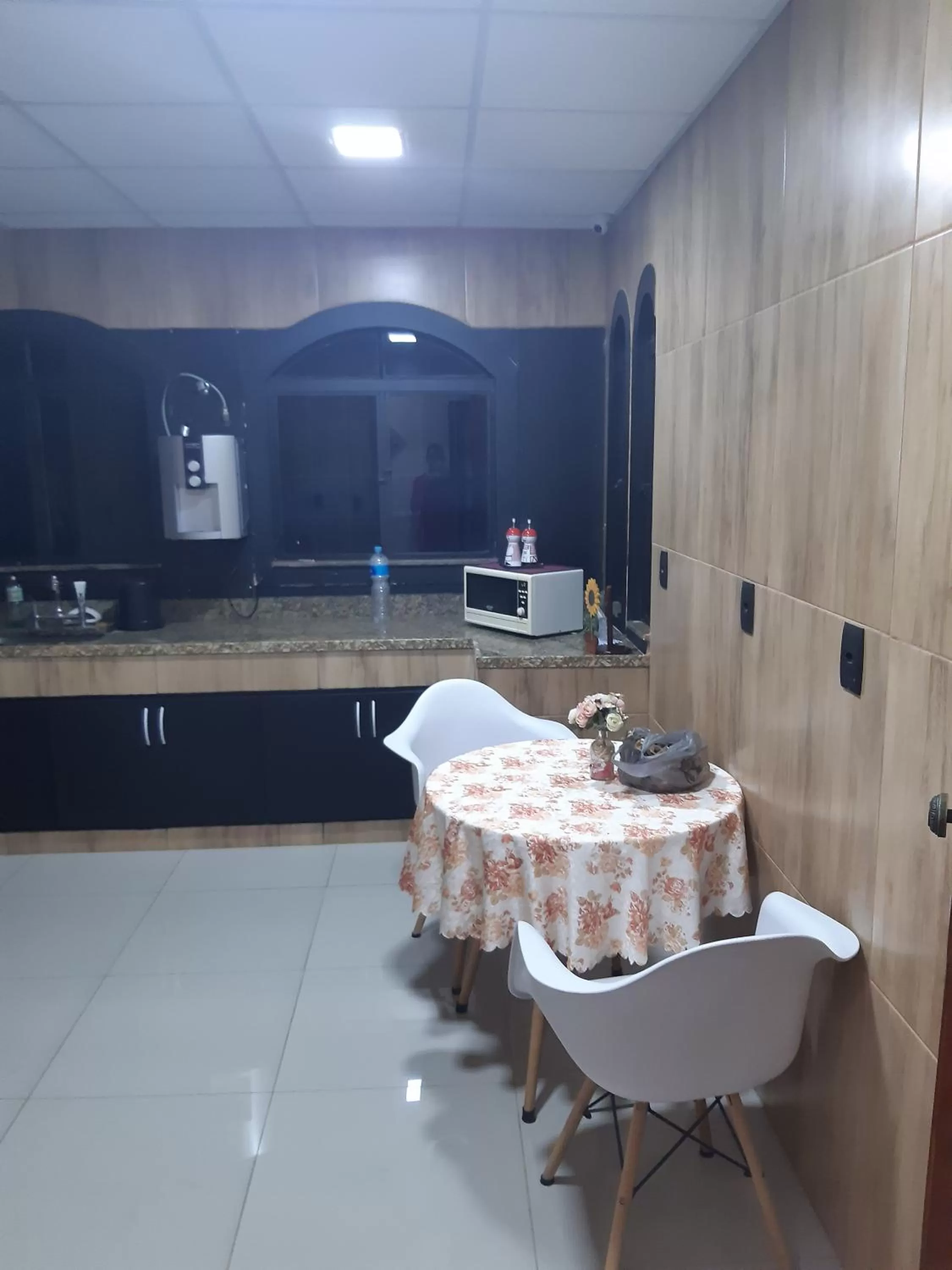 Kitchen or kitchenette in Pousada Casa Familia