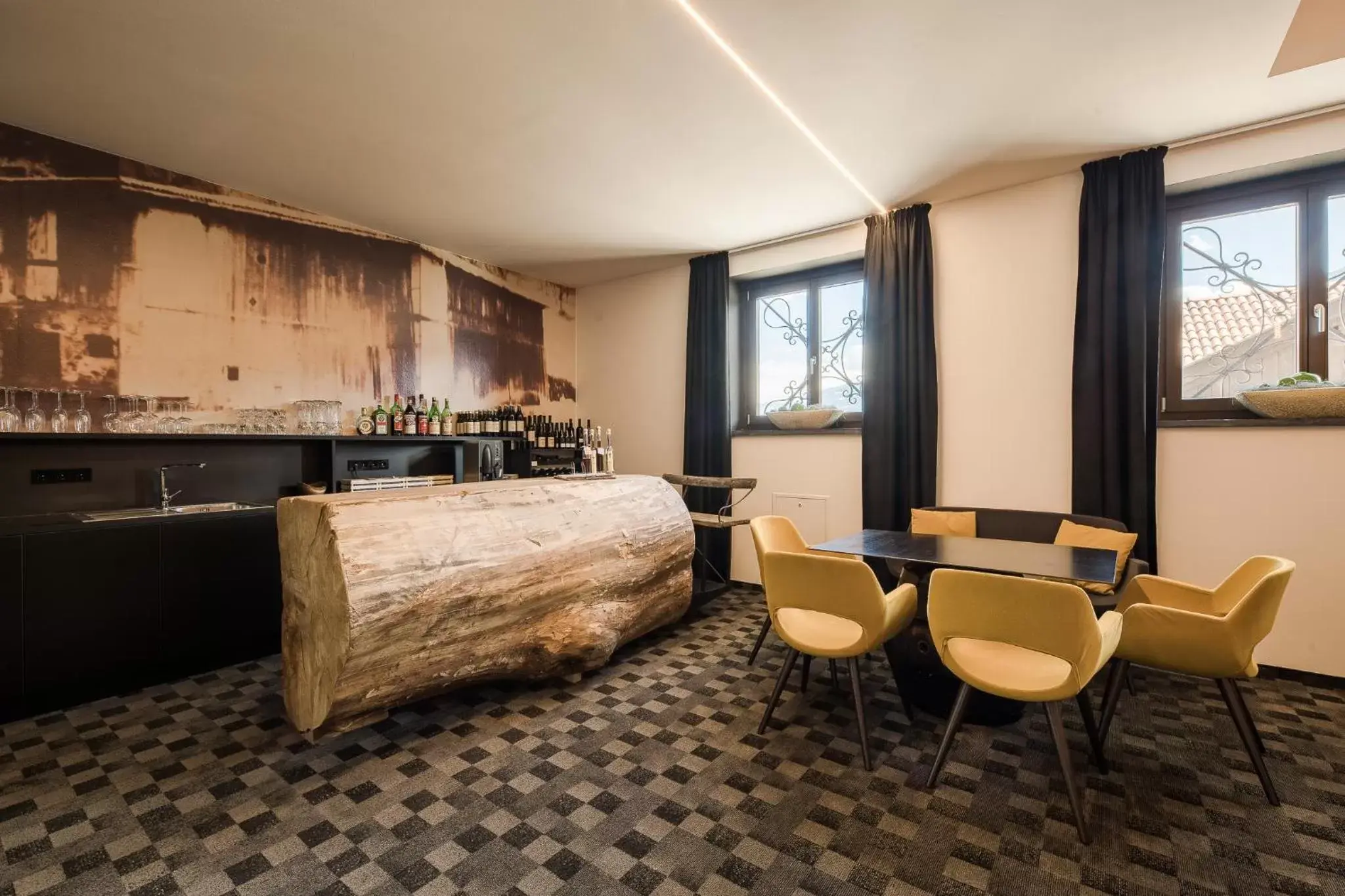 Lounge or bar in Garni Hotel Katzenthalerhof