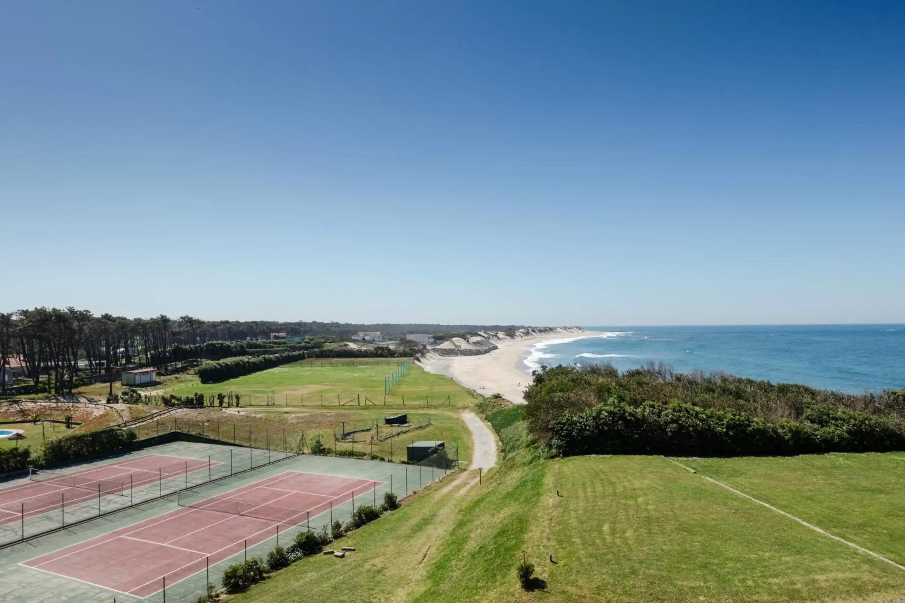 Tennis court in Axis Ofir Beach Resort Hotel