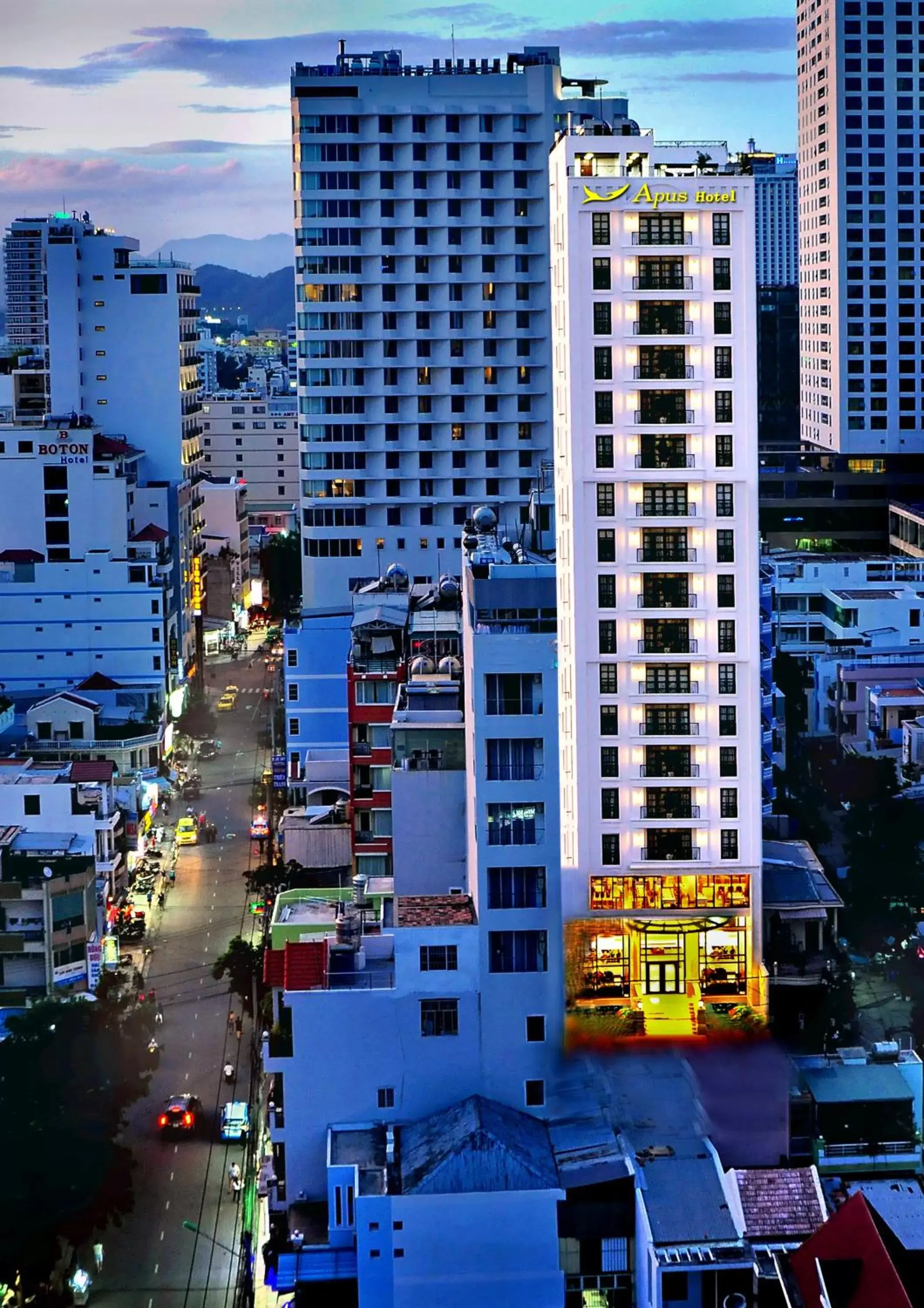 Bird's eye view in Apus Hotel