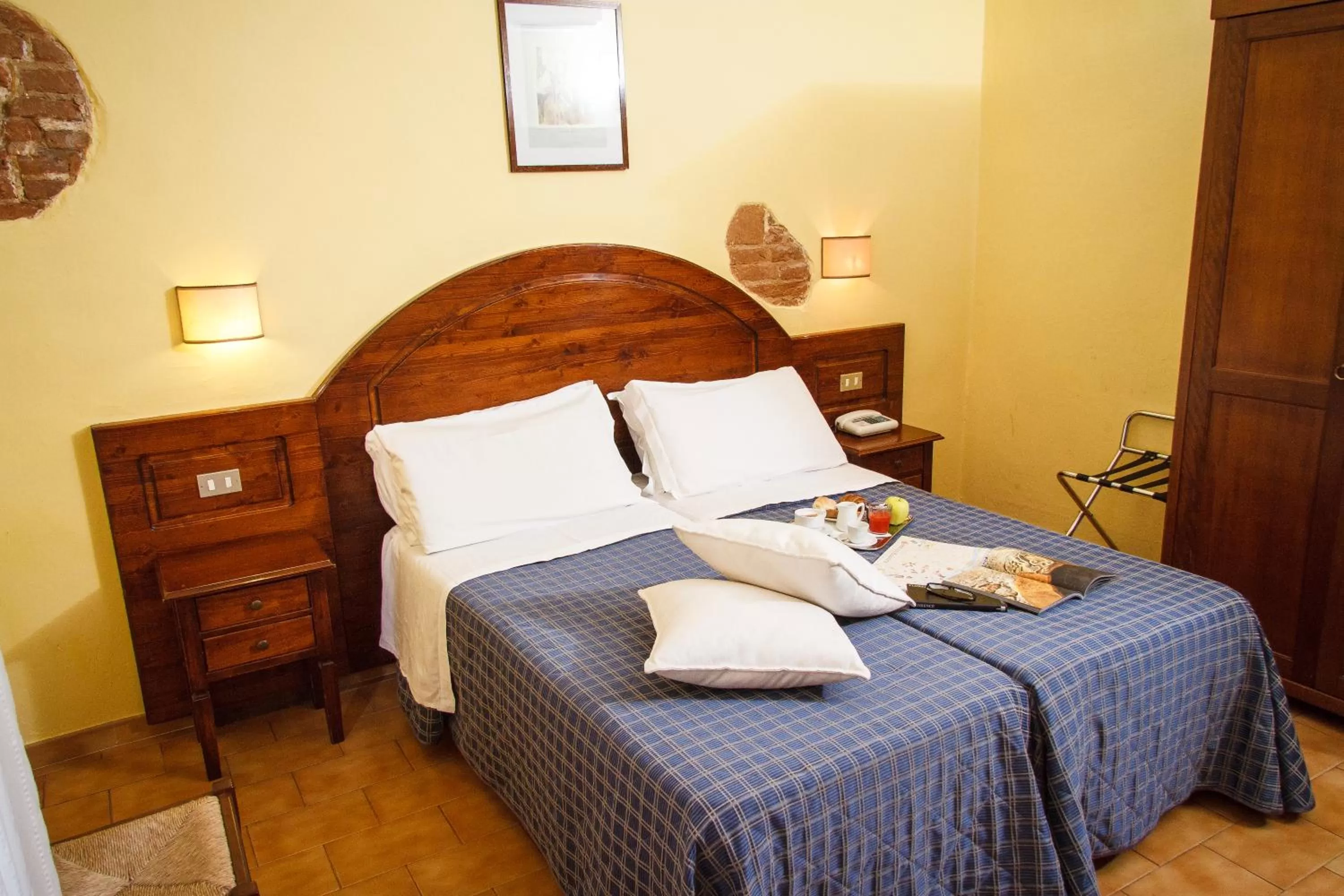 Bedroom, Bed in Hotel Nizza