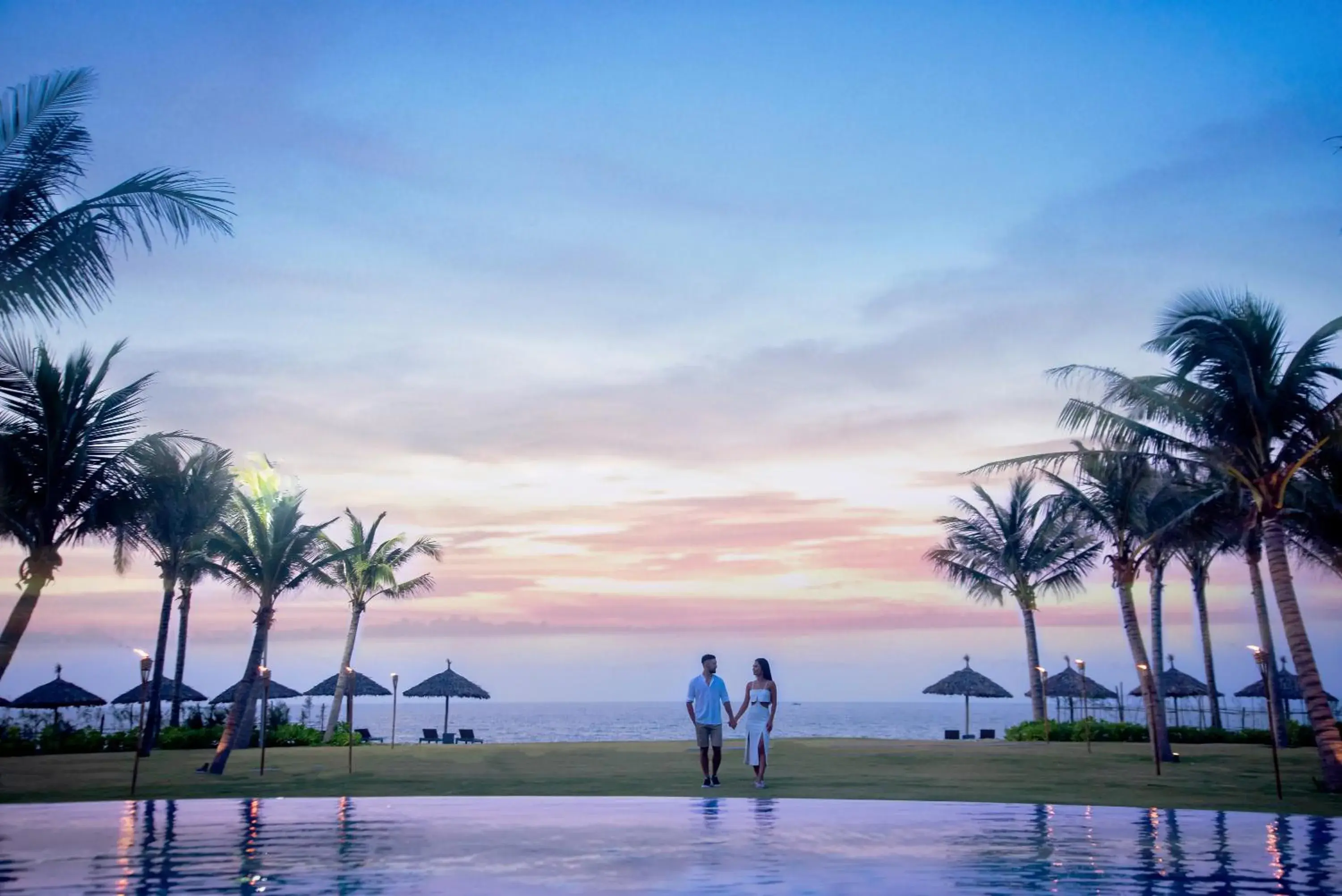 Swimming pool in Wyndham Hoi An Royal Beachfront Resort