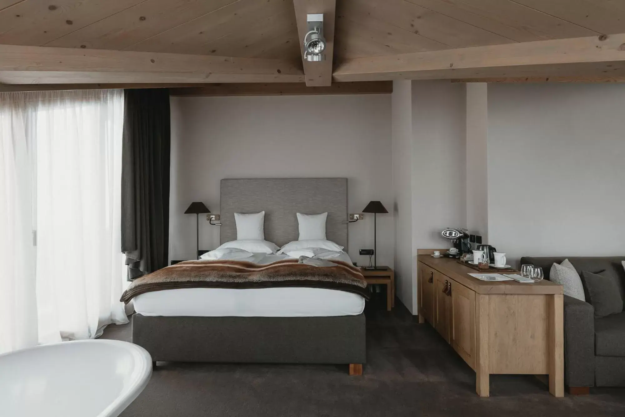 Bed in Eco & Wellness Boutique Hotel Sonne