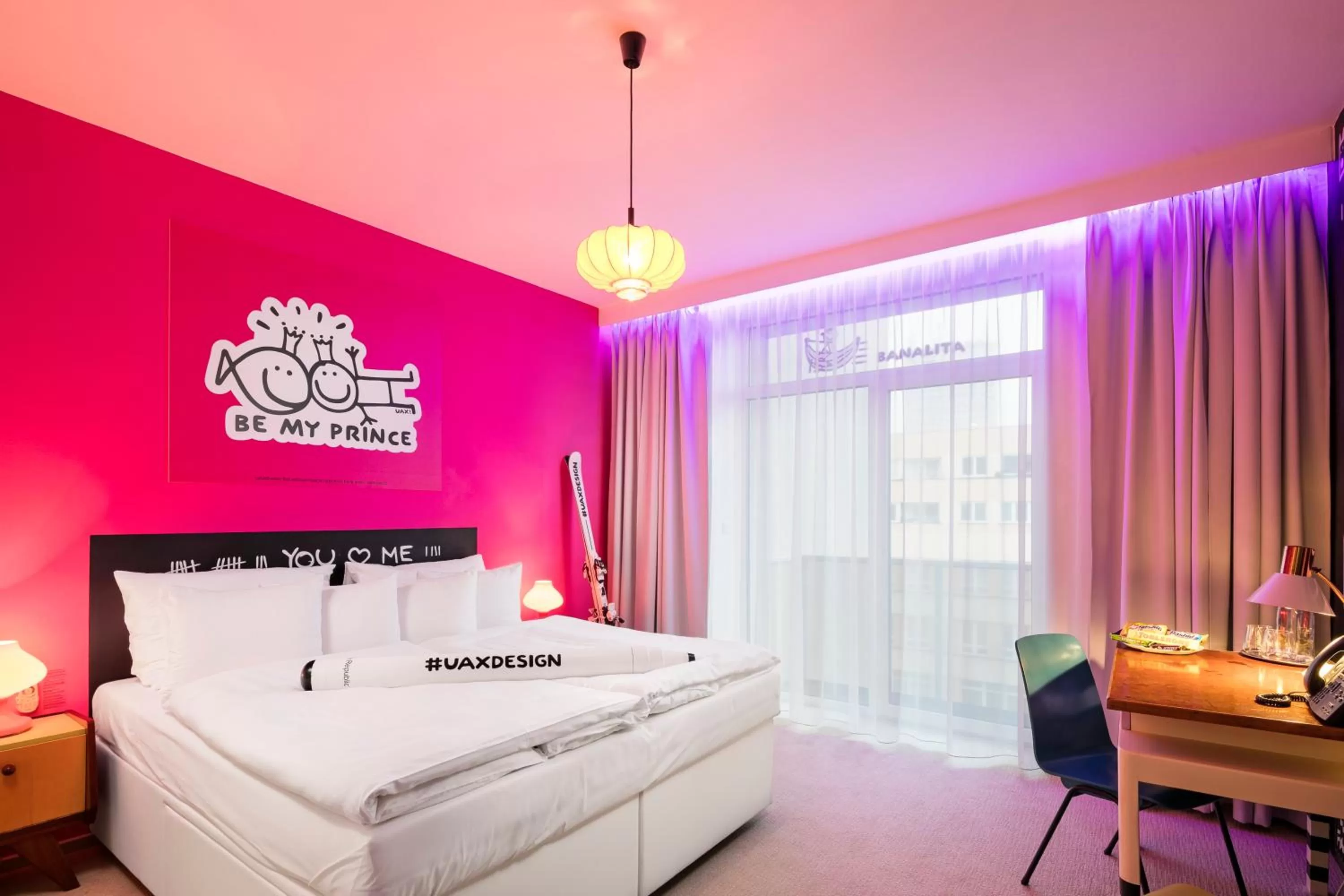 Bedroom, Bed in Pytloun Imperial Design Suites