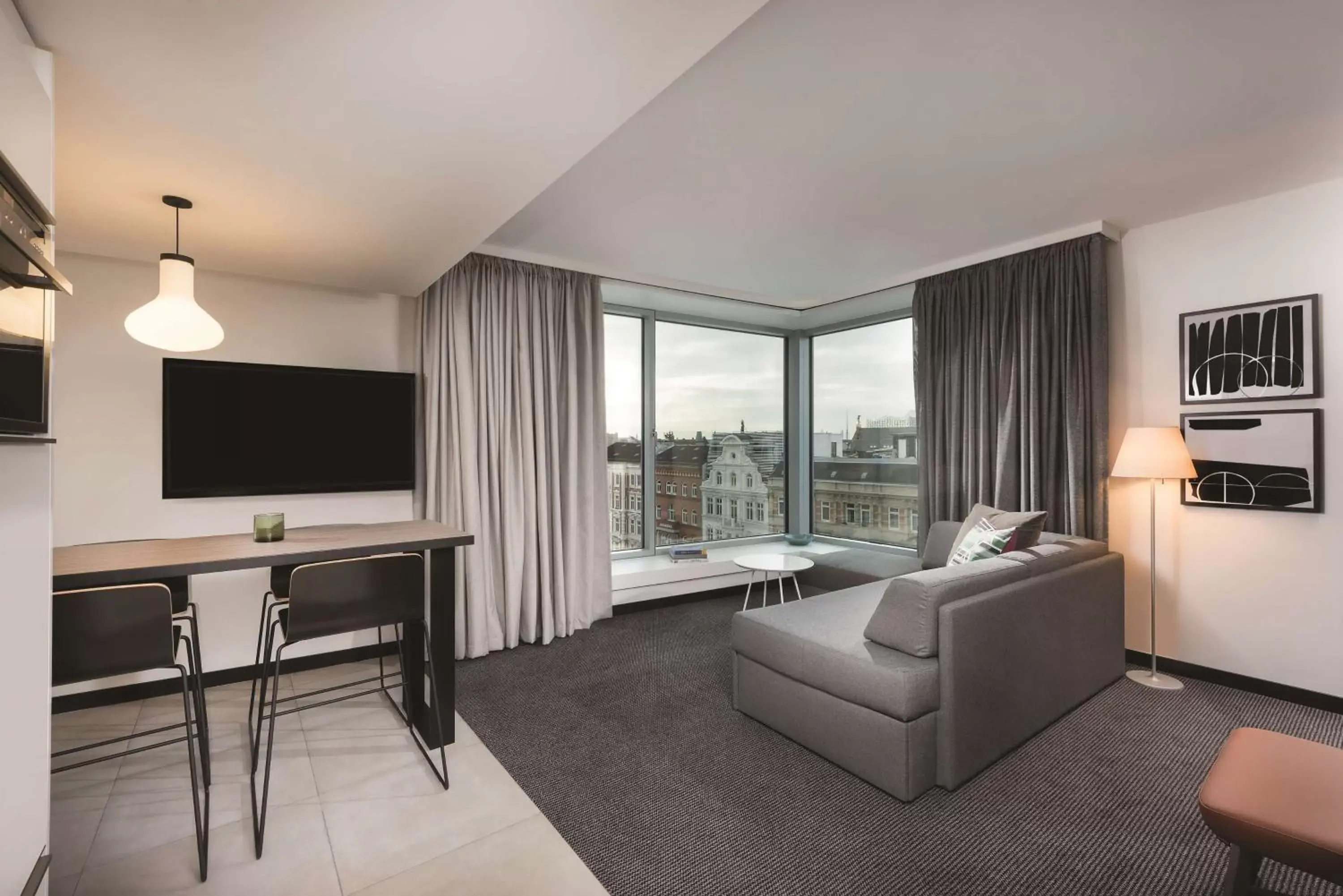 Bedroom, Seating Area in Adina Apartment Hotel Hamburg Speicherstadt