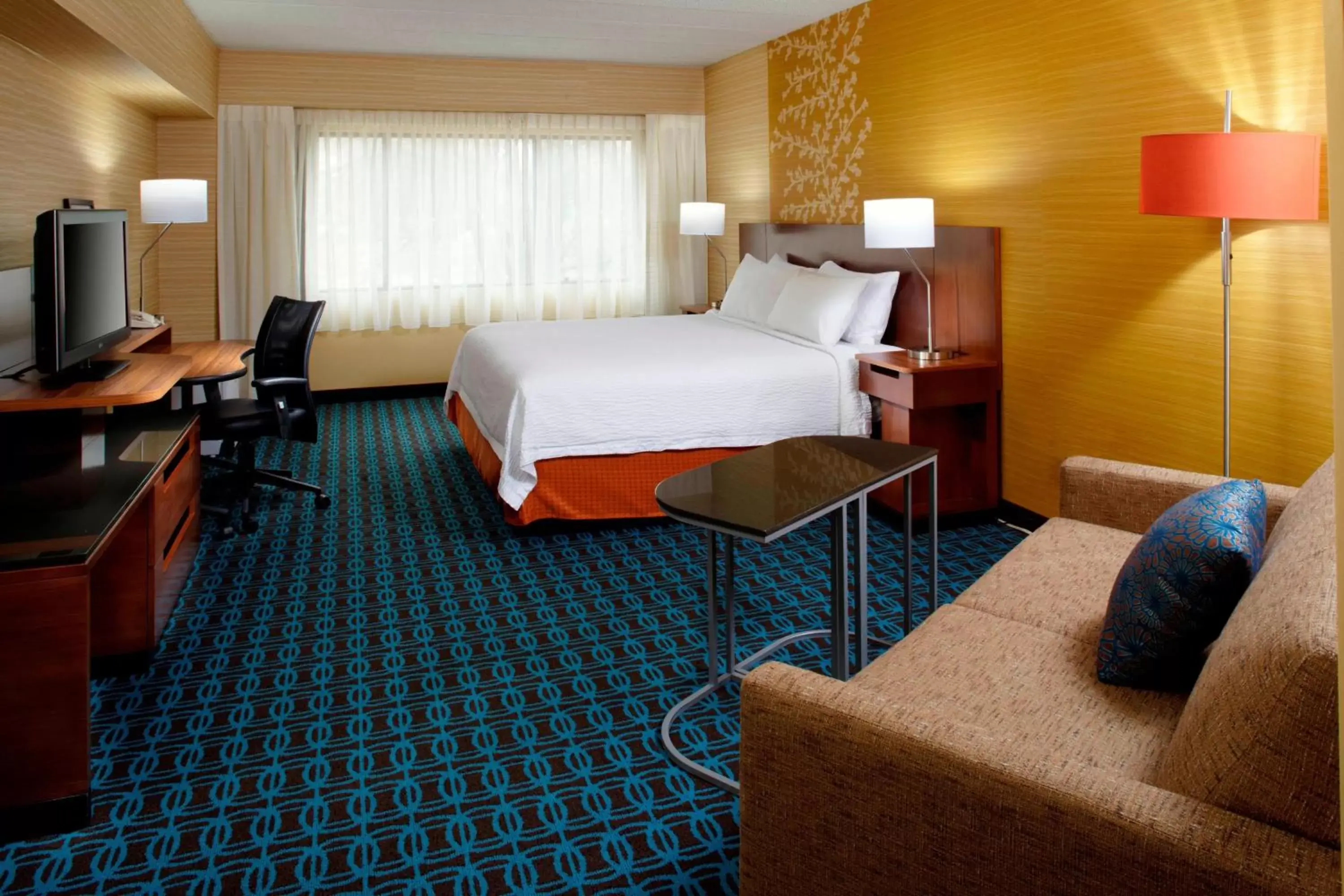 Photo of the whole room, Bed in Fairfield Inn & Suites Parsippany