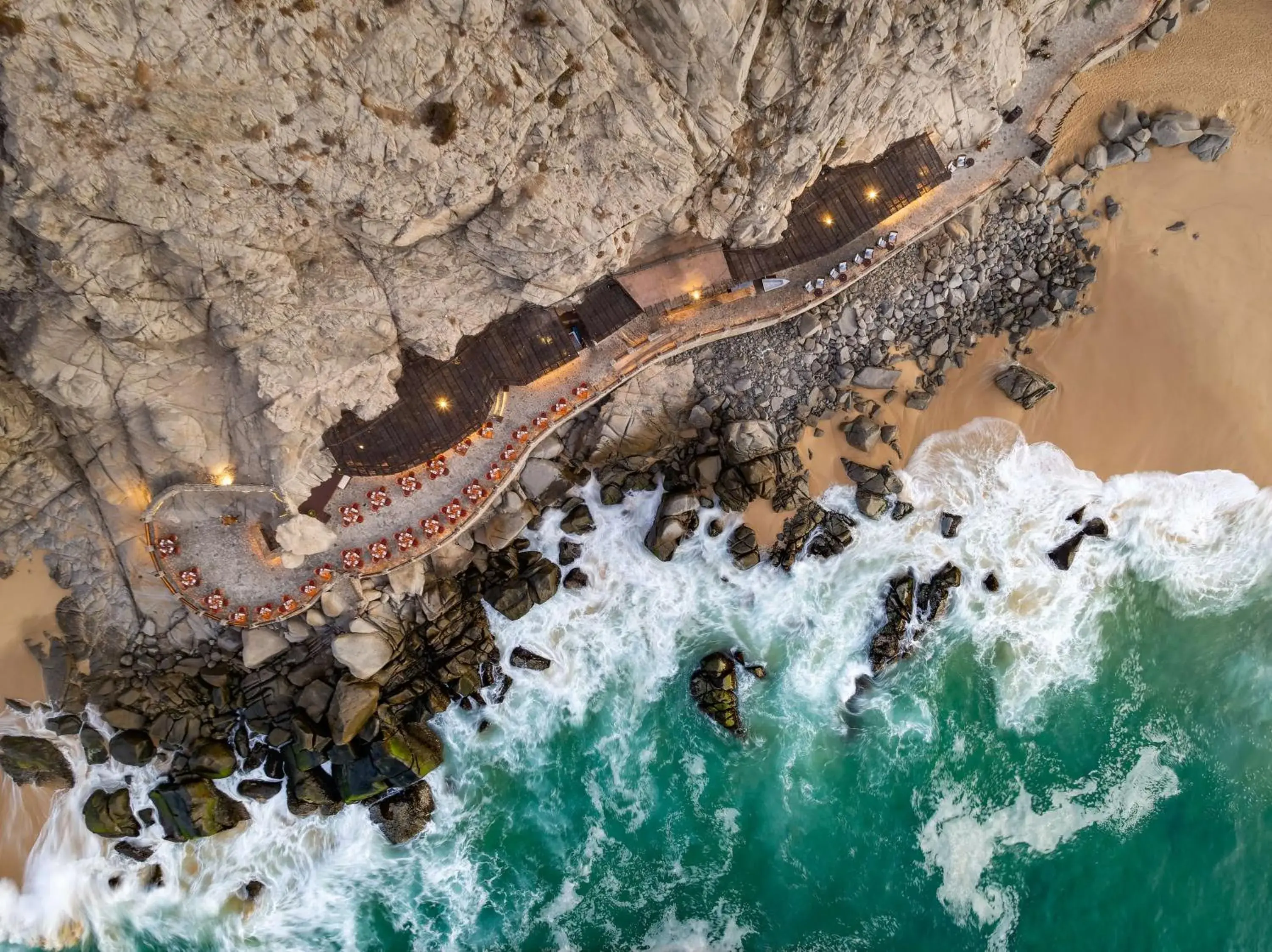 Restaurant/places to eat, Bird's-eye View in Waldorf Astoria Los Cabos Pedregal