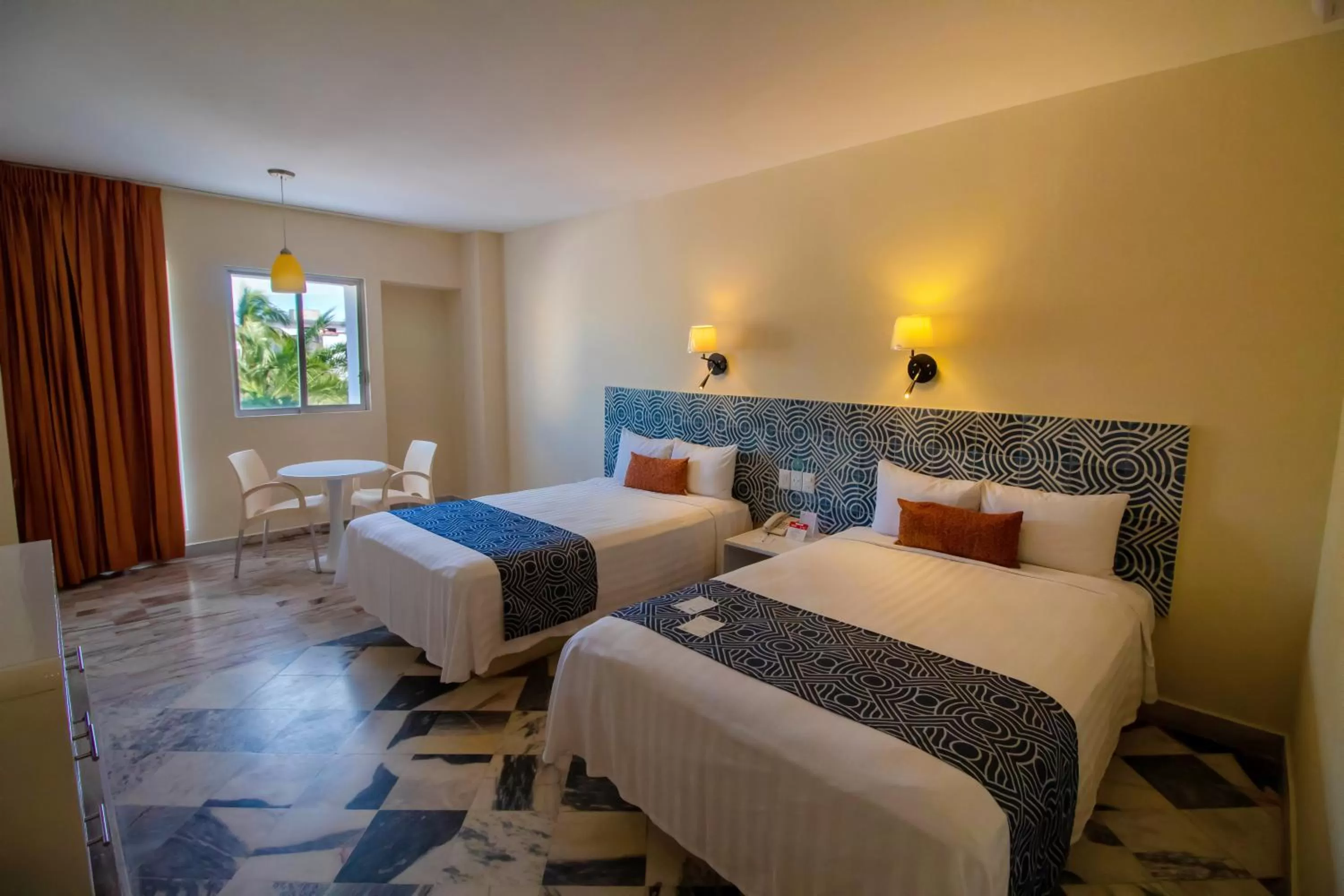 Double Room with Two Double Beds Mountain View in Oceano Palace