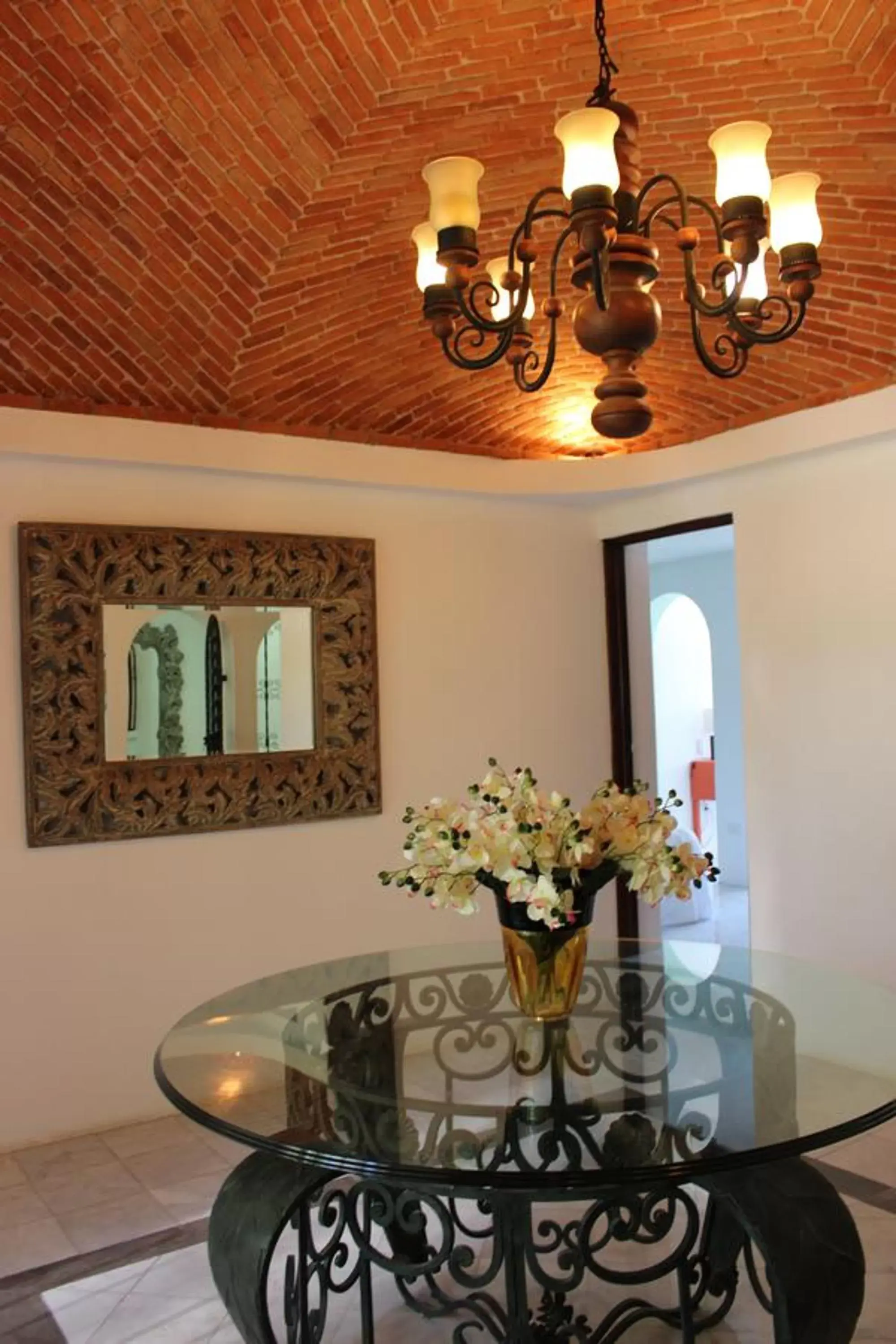 Decorative detail, Dining Area in La Villa du Golf à Cancun Hotel Boutique