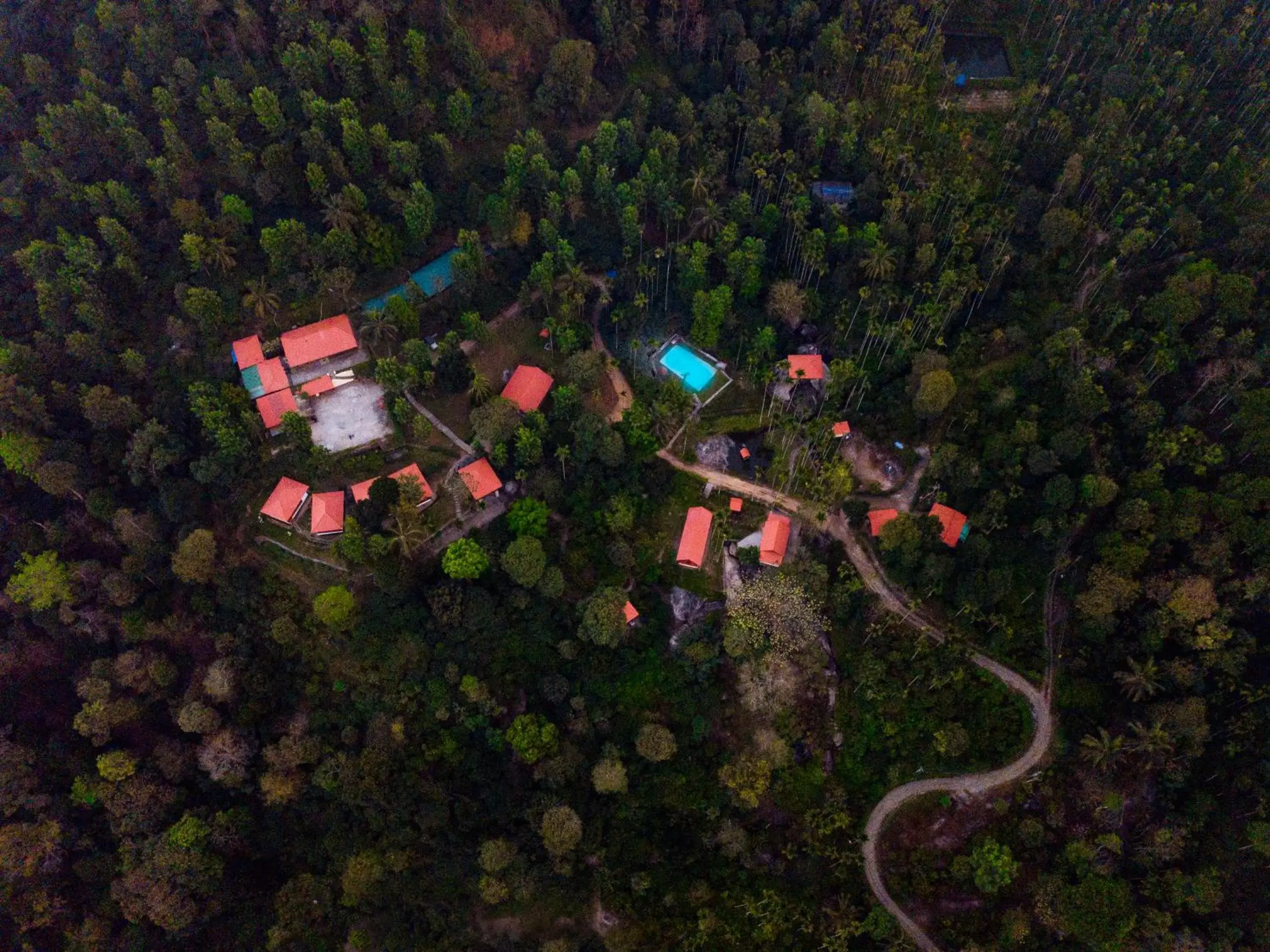 Bird's eye view, Bird's-eye View in Marmalade Springs Resort Wayanad Bird's eye view, Bird's-eye View in Marmalade Springs Resort Wayanad