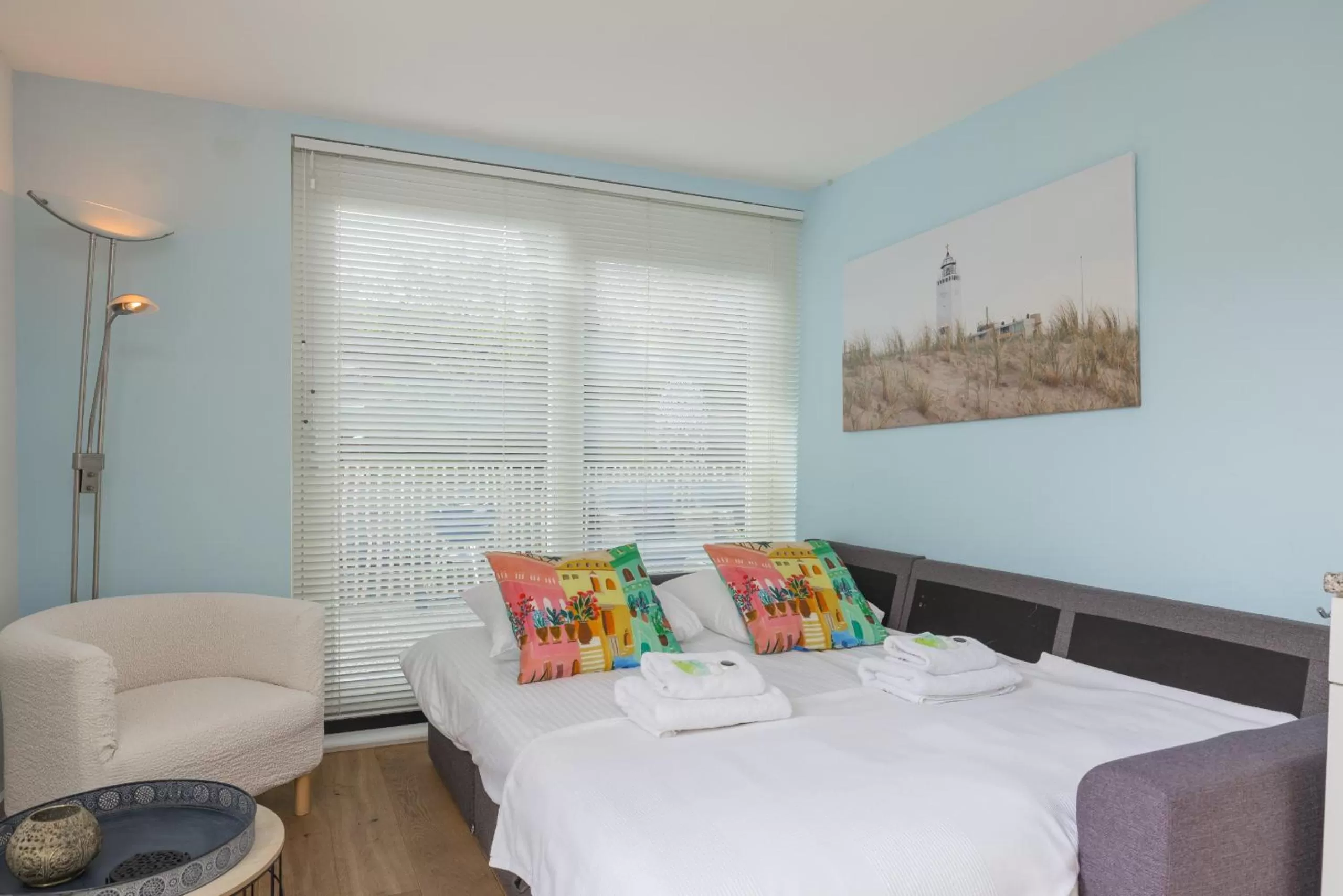 Bedroom, Bed in BeachHouse Oase aan Zee