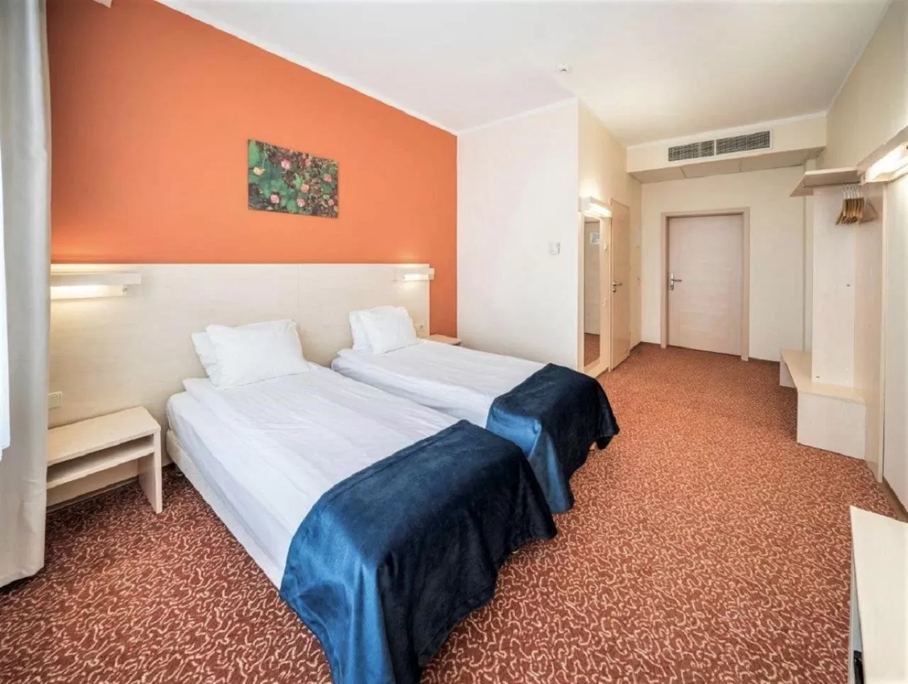 Bedroom, Bed in Rija Bauska Hotel