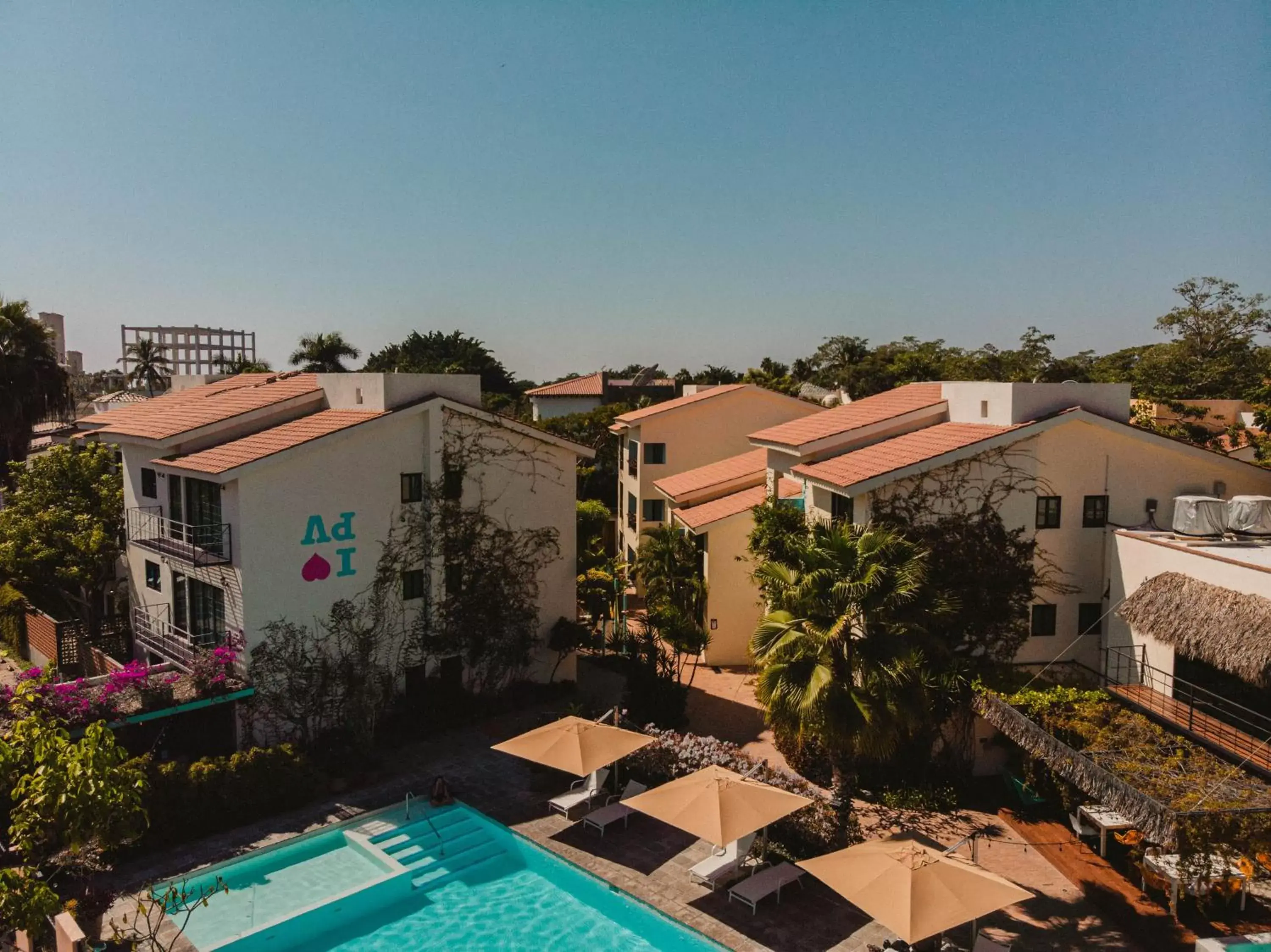 Bird's eye view, Pool View in San Trópico Boutique Hotel & Peaceful Escape